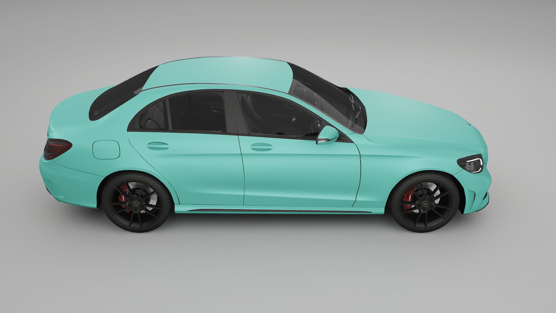 Mercedes C Class W205 AMG sedan TPU Lackschutzfolie | FROST Farbwechsel PPF – Komplett-Vorgeschnittener Kit