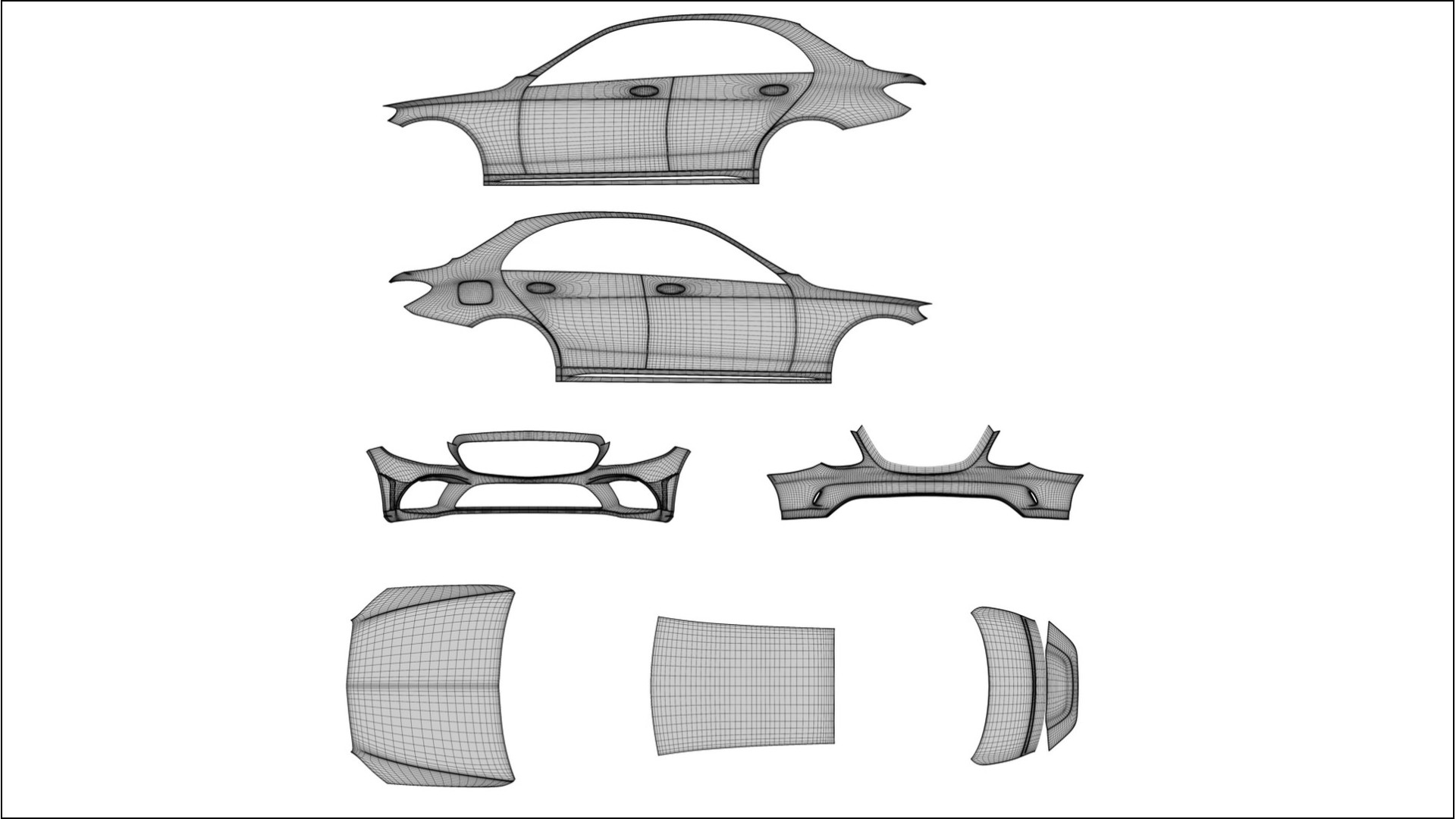 Mercedes C Class W205 AMG sedan TPU Lackschutzfolie | SLATE Farbwechsel PPF – Komplett-Vorgeschnittener Kit