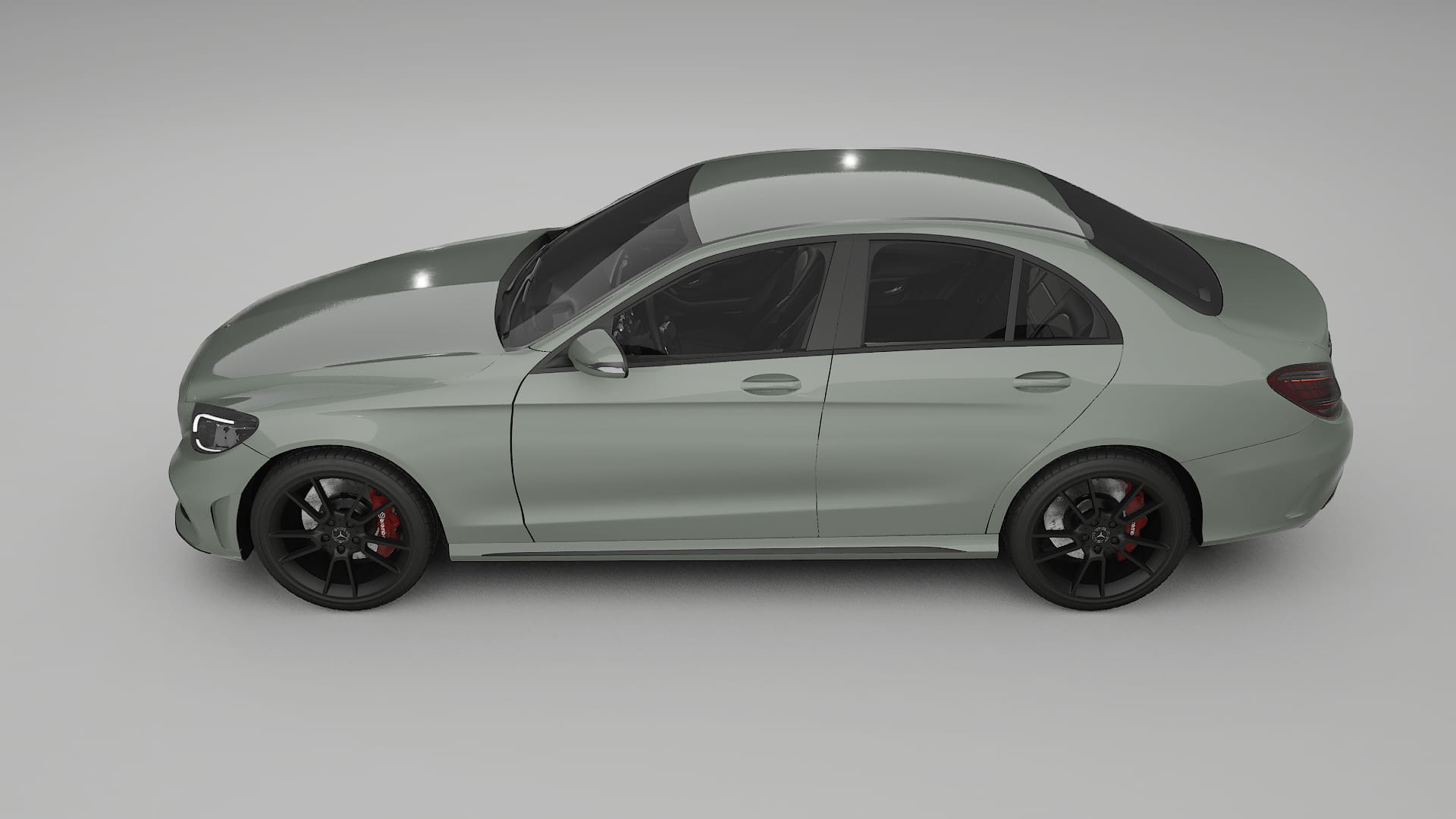 Mercedes C Class W205 AMG sedan TPU Lackschutzfolie | SLATE Farbwechsel PPF – Komplett-Vorgeschnittener Kit