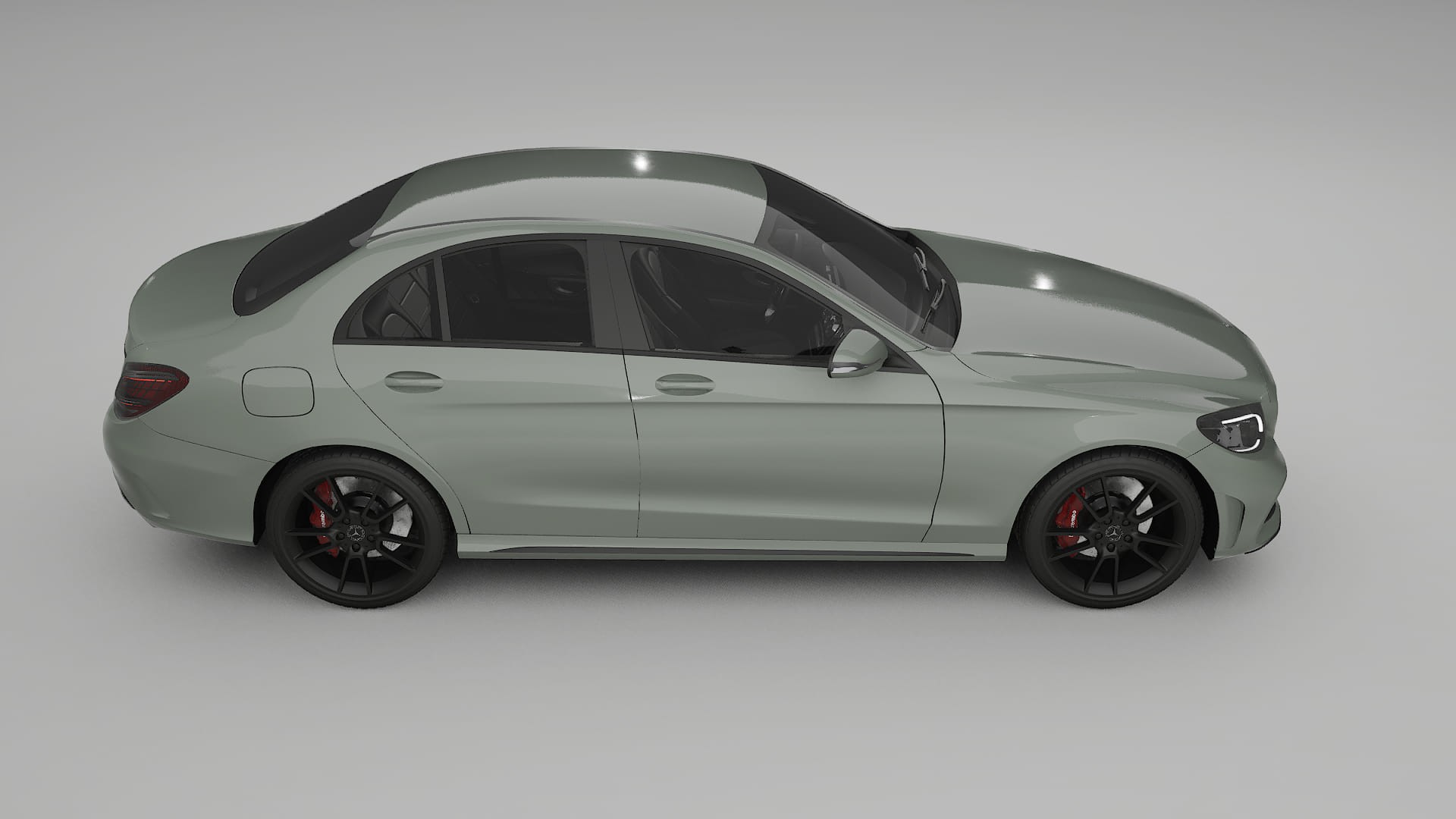 Mercedes C Class W205 AMG sedan TPU Lackschutzfolie | SLATE Farbwechsel PPF – Komplett-Vorgeschnittener Kit