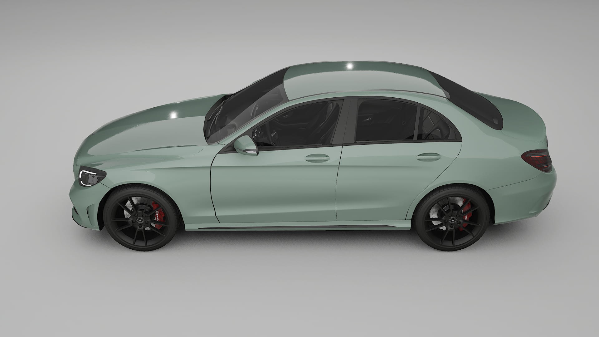 Mercedes C Class W205 AMG sedan TPU Lackschutzfolie | CINDER Farbwechsel PPF – Komplett-Vorgeschnittener Kit