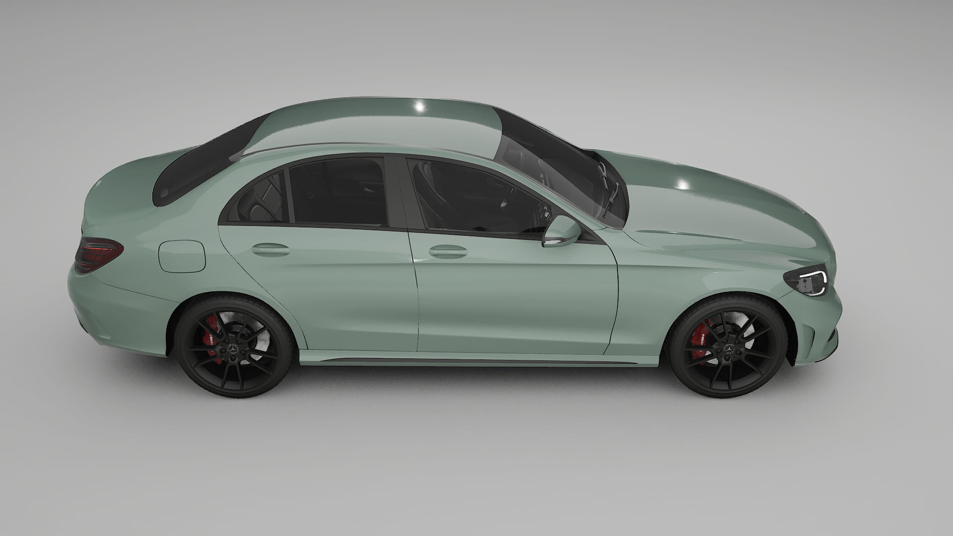 Mercedes C Class W205 AMG sedan TPU Lackschutzfolie | CINDER Farbwechsel PPF – Komplett-Vorgeschnittener Kit
