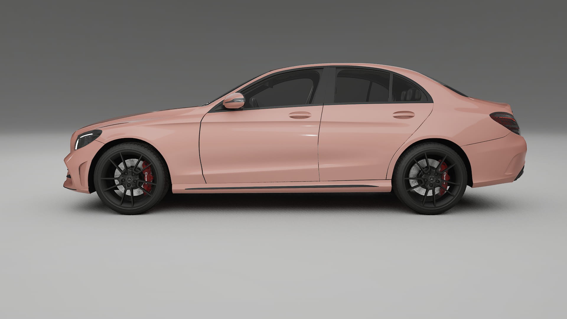 Mercedes C Class W205 AMG sedan TPU Lackschutzfolie | BLUSH Farbwechsel PPF – Komplett-Vorgeschnittener Kit
