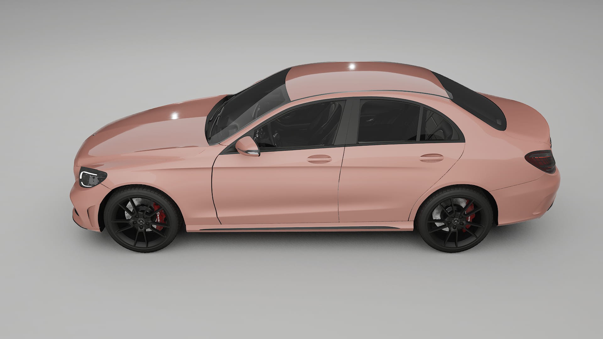 Mercedes C Class W205 AMG sedan TPU Lackschutzfolie | BLUSH Farbwechsel PPF – Komplett-Vorgeschnittener Kit