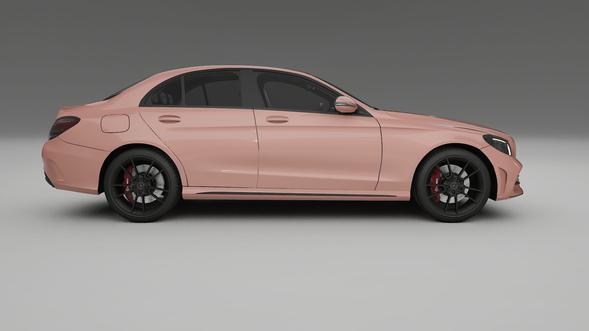 Mercedes C Class W205 AMG sedan TPU Lackschutzfolie | BLUSH Farbwechsel PPF – Komplett-Vorgeschnittener Kit