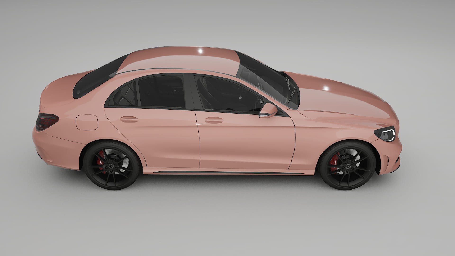 Mercedes C Class W205 AMG sedan TPU Lackschutzfolie | BLUSH Farbwechsel PPF – Komplett-Vorgeschnittener Kit
