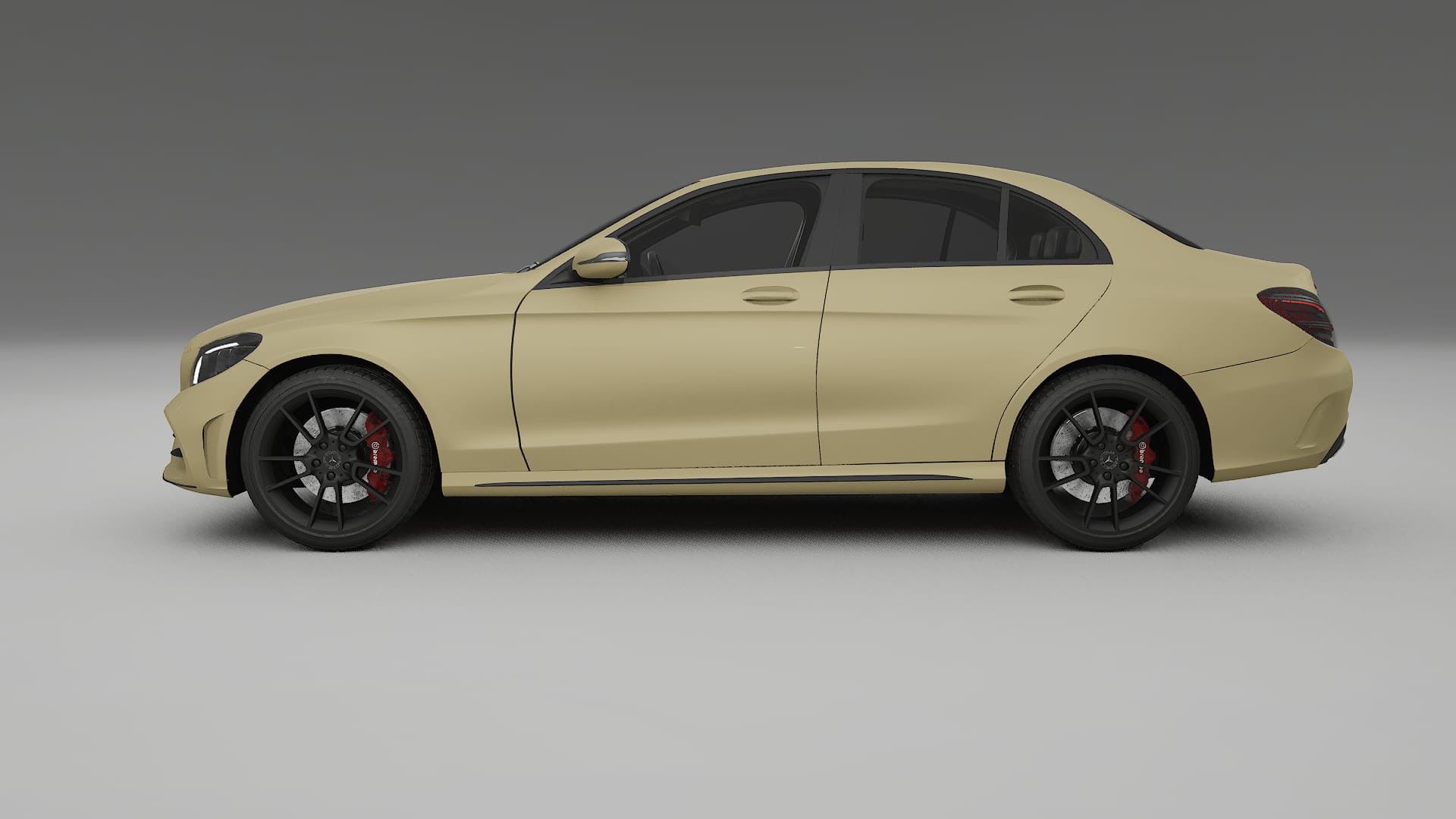 Mercedes C Class W205 AMG sedan TPU Lackschutzfolie | SAND Farbwechsel PPF – Komplett-Vorgeschnittener Kit