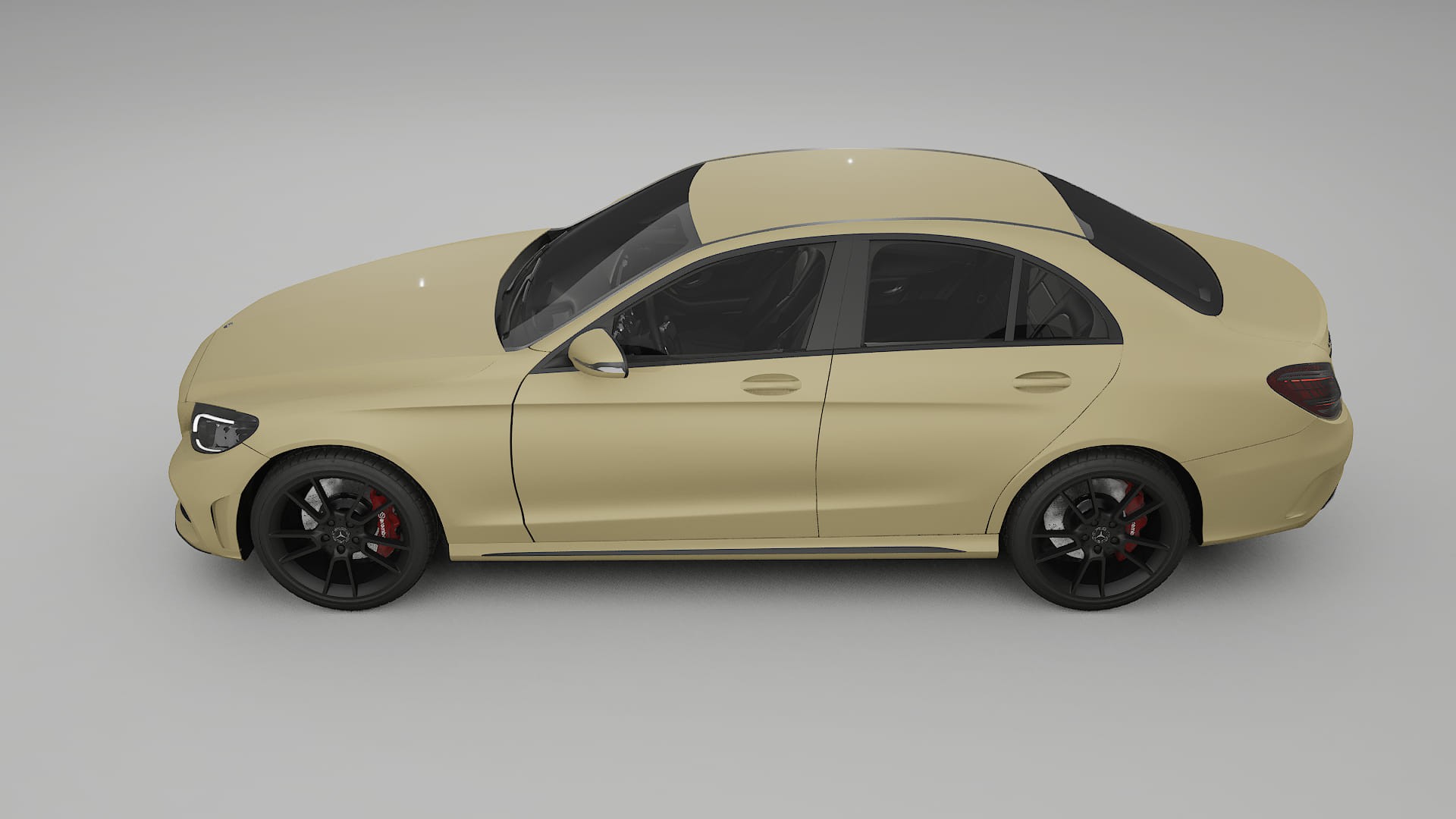 Mercedes C Class W205 AMG sedan TPU Lackschutzfolie | SAND Farbwechsel PPF – Komplett-Vorgeschnittener Kit