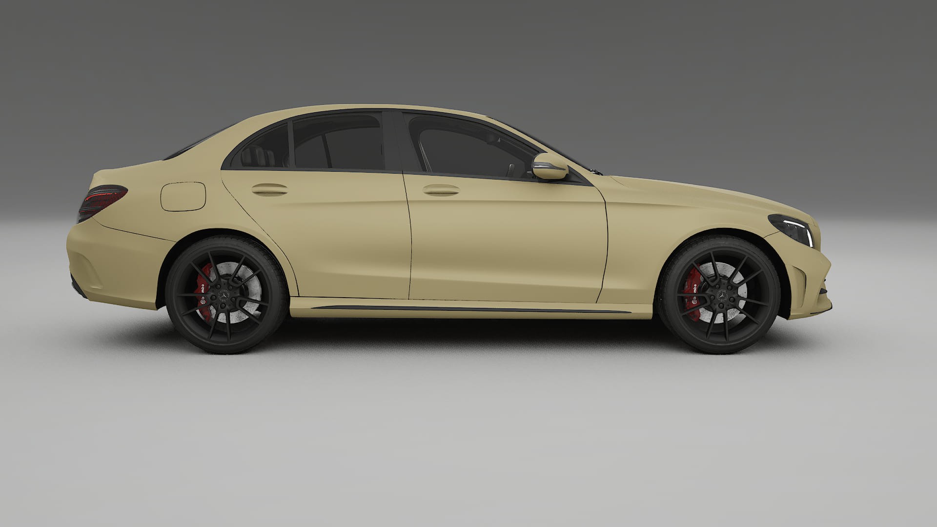 Mercedes C Class W205 AMG sedan TPU Lackschutzfolie | SAND Farbwechsel PPF – Komplett-Vorgeschnittener Kit
