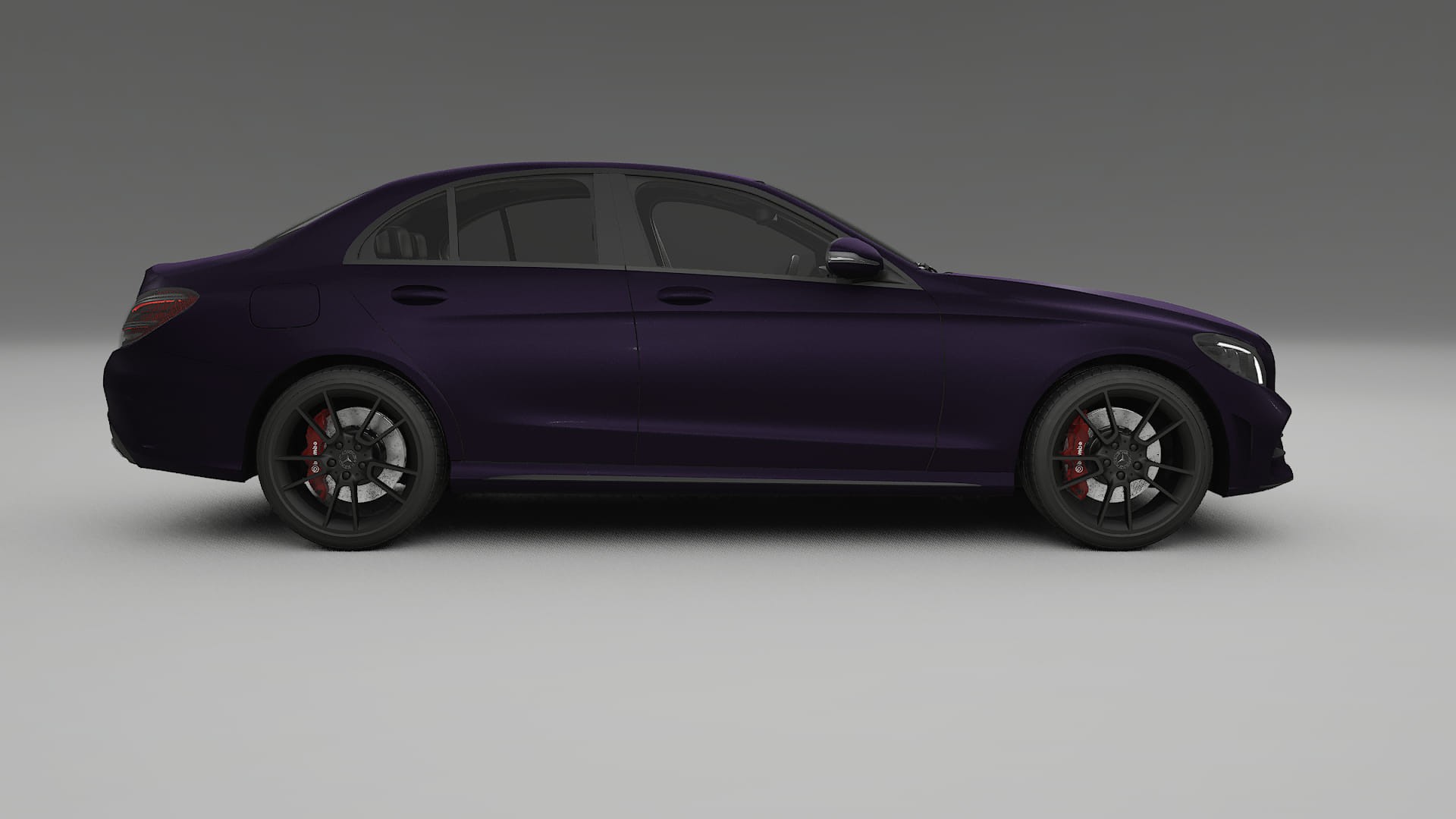 Mercedes C Class W205 AMG sedan TPU Lackschutzfolie | VIOLET Farbwechsel PPF – Komplett-Vorgeschnittener Kit