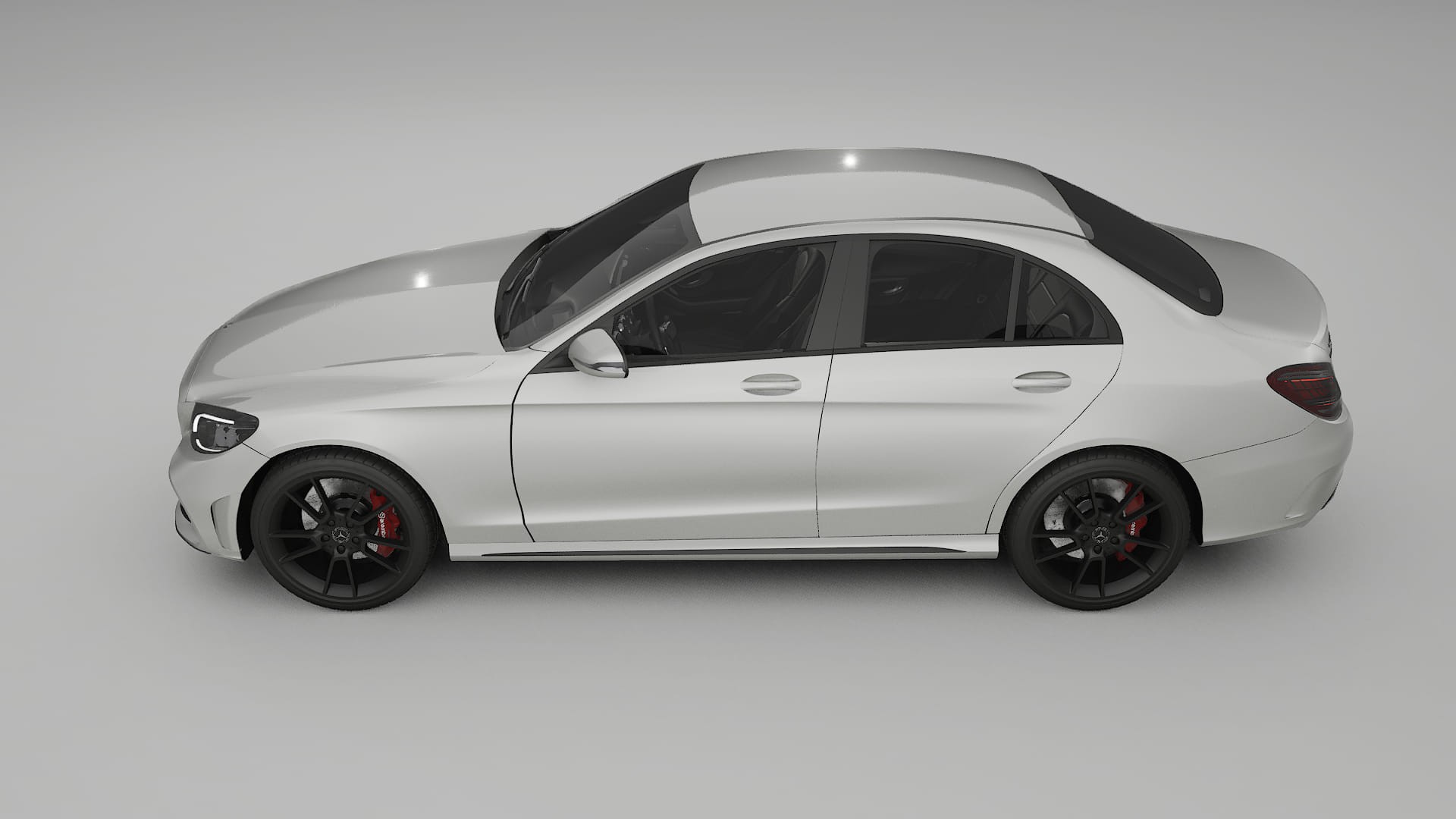 Mercedes C Class W205 AMG sedan TPU Lackschutzfolie | PEARL Farbwechsel PPF – Komplett-Vorgeschnittener Kit