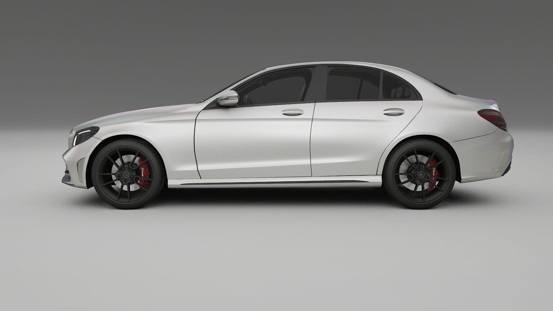 Mercedes C Class W205 AMG sedan TPU Lackschutzfolie | NEBULA Farbwechsel PPF – Komplett-Vorgeschnittener Kit
