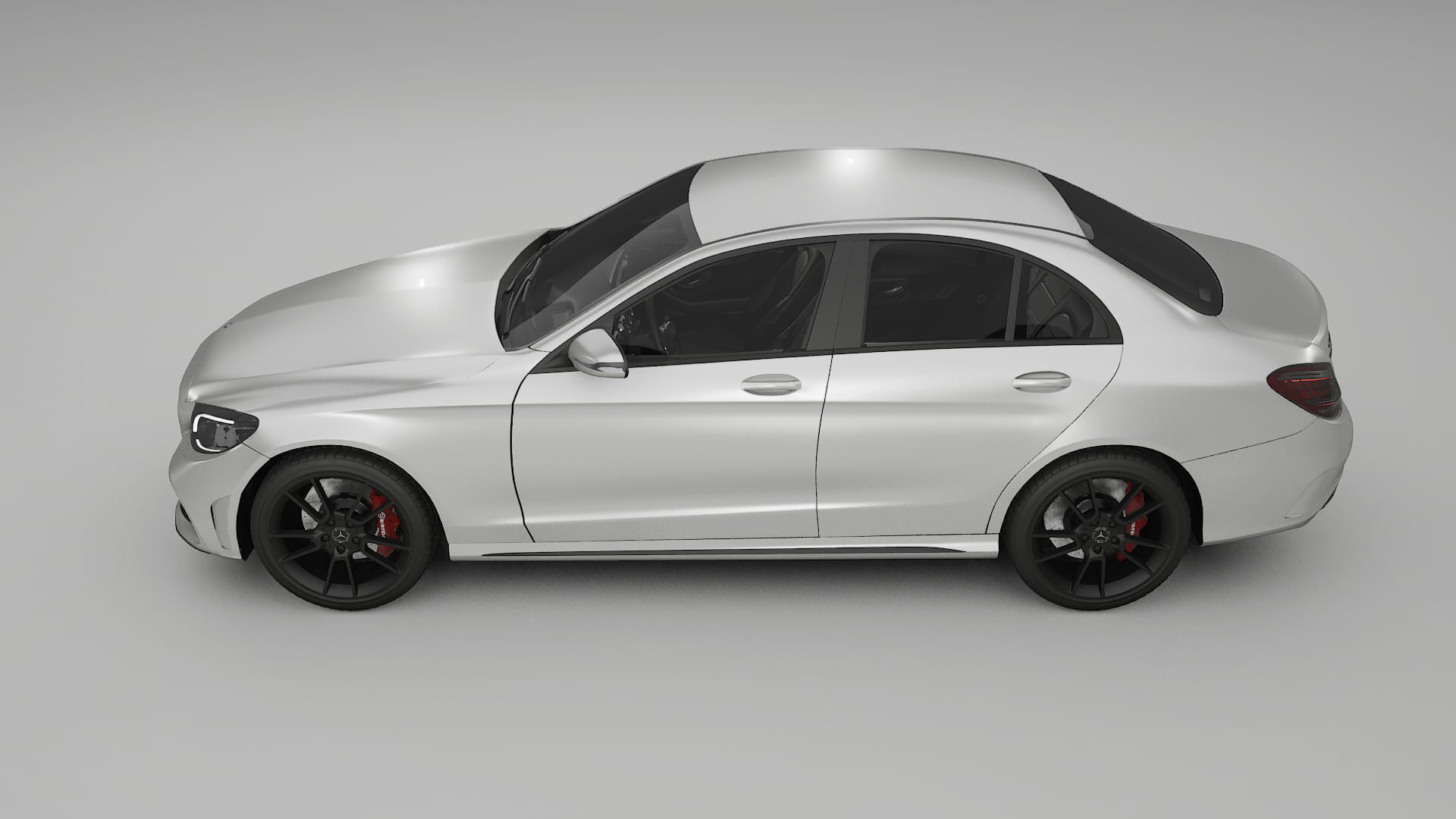 Mercedes C Class W205 AMG sedan TPU Lackschutzfolie | OPAL Farbwechsel PPF – Komplett-Vorgeschnittener Kit
