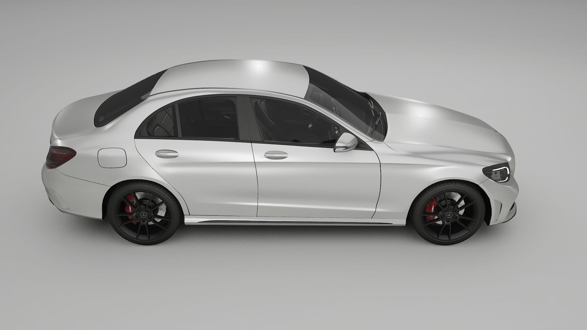 Mercedes C Class W205 AMG sedan TPU Lackschutzfolie | OPAL Farbwechsel PPF – Komplett-Vorgeschnittener Kit