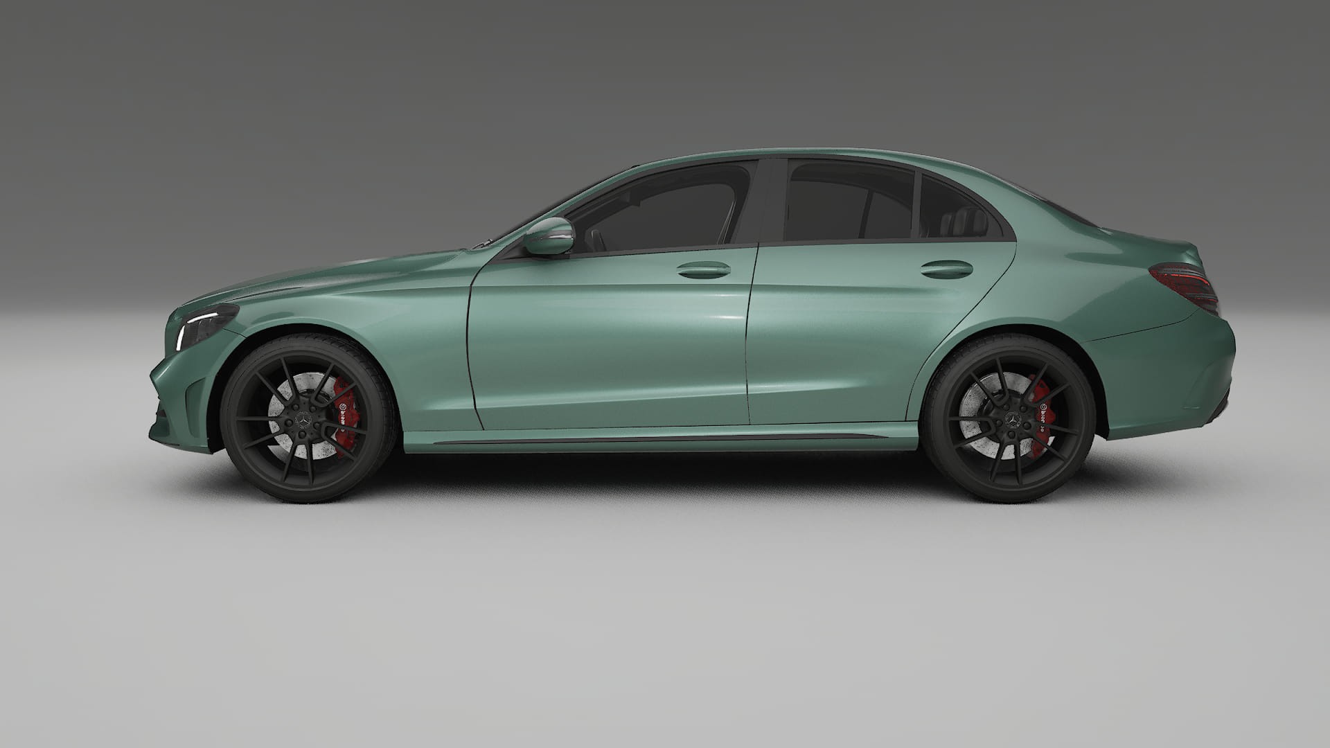 Mercedes C Class W205 AMG sedan TPU Lackschutzfolie | EVERGREEN Farbwechsel PPF – Komplett-Vorgeschnittener Kit