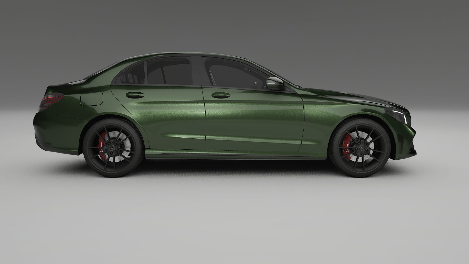 Mercedes C Class W205 AMG sedan TPU Lackschutzfolie | LAGOON Farbwechsel PPF – Komplett-Vorgeschnittener Kit