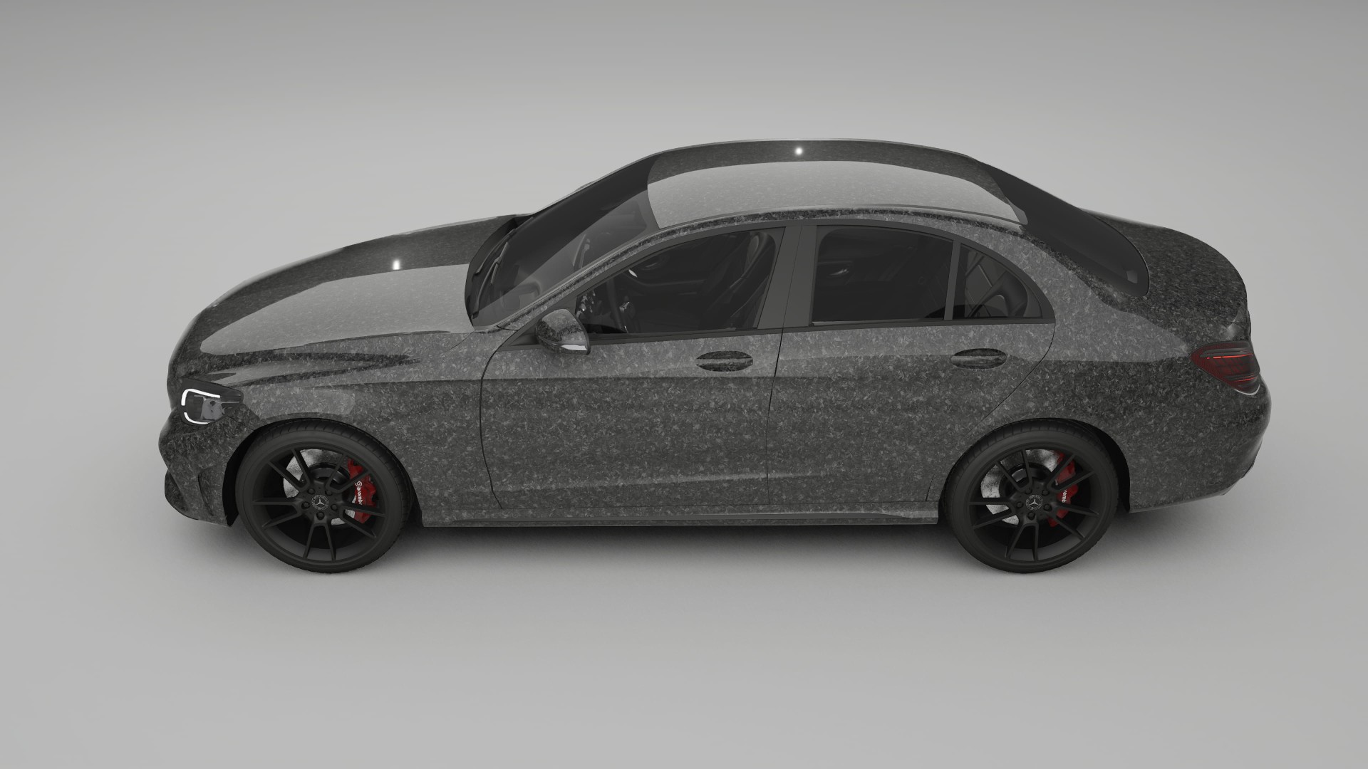 Mercedes C Class W205 AMG sedan TPU Lackschutzfolie | FORGED S Farbwechsel PPF – Komplett-Vorgeschnittener Kit