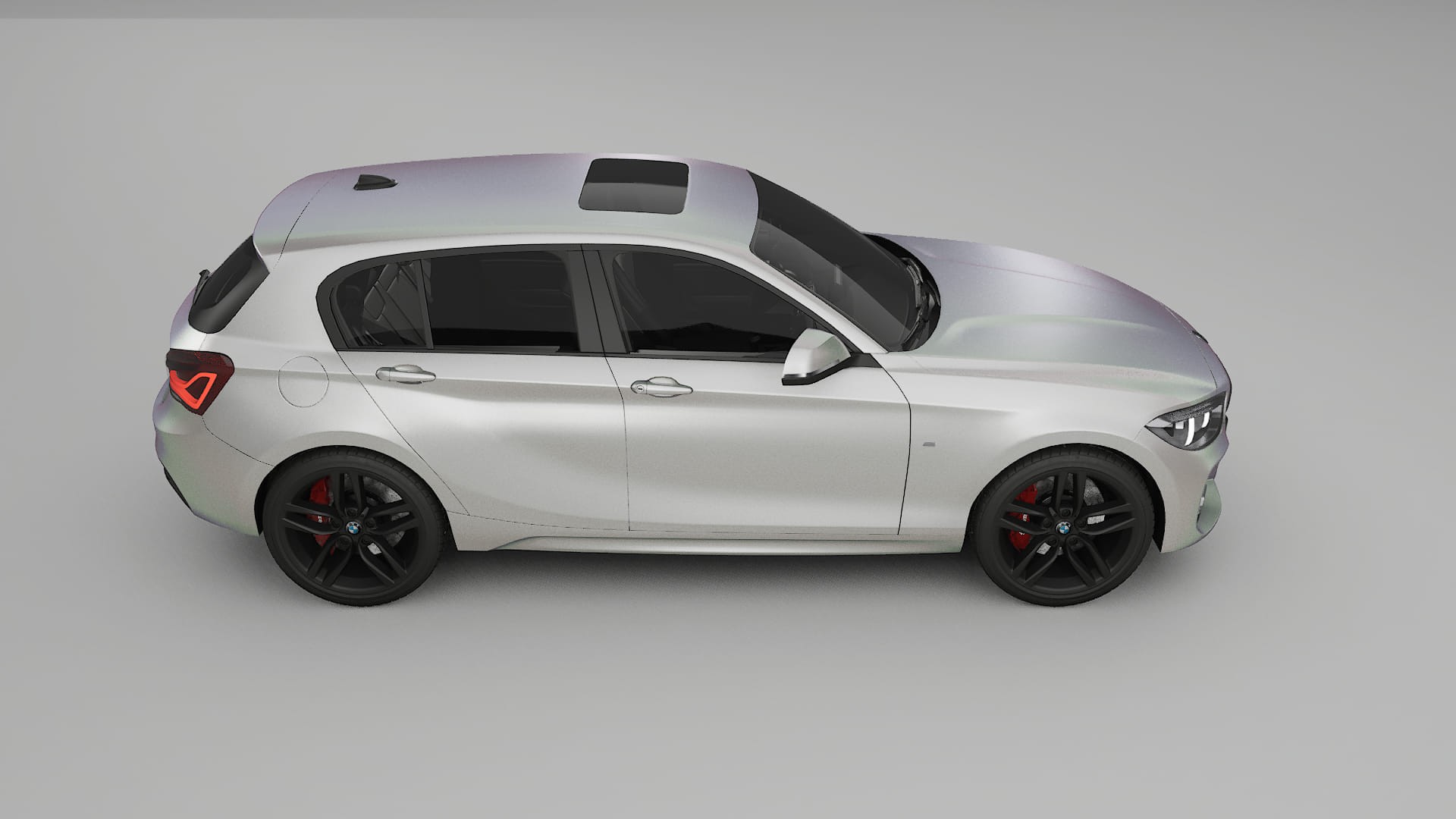BMW 1 F20 facelift LCI TPU Lackschutzfolie | NEBULA Farbwechsel PPF – Komplett-Vorgeschnittener Kit