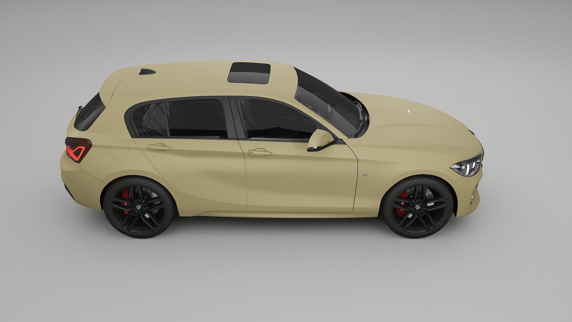 BMW 1 F20 facelift LCI TPU Lackschutzfolie | SAND Farbwechsel PPF – Komplett-Vorgeschnittener Kit