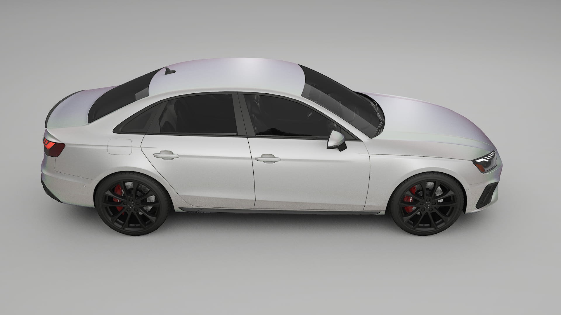Audi S4 Sedan B9 facelift LCI TPU Lackschutzfolie | NEBULA Farbwechsel PPF – Komplett-Vorgeschnittener Kit