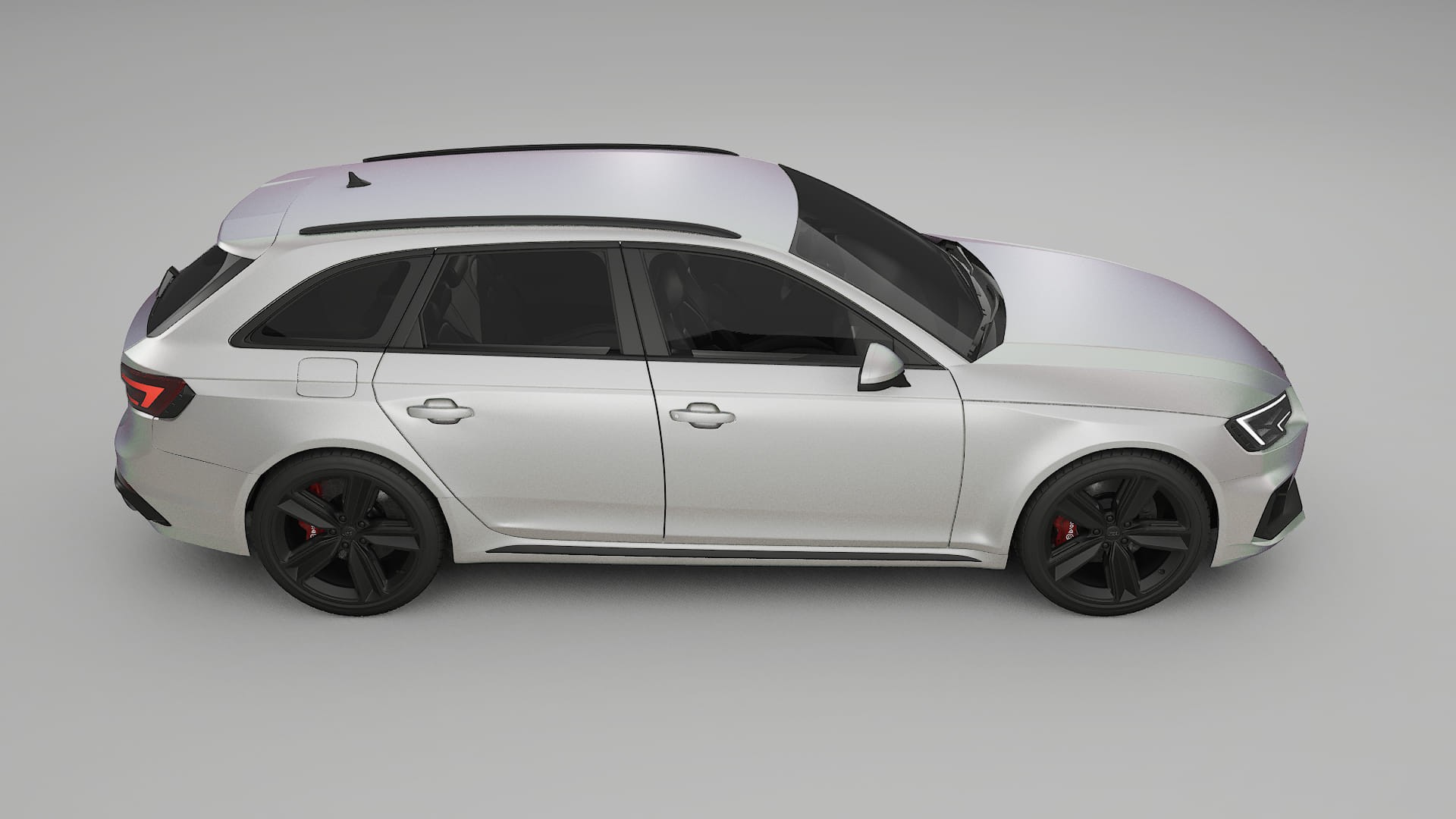 Audi RS4 Avant B9 prefacelift pre LCI TPU Lackschutzfolie | NEBULA Farbwechsel PPF – Komplett-Vorgeschnittener Kit