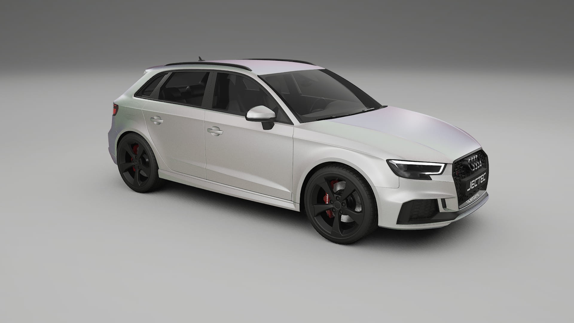 Audi RS3 Sportback 8V facelift LCI TPU Lackschutzfolie | NEBULA Farbwechsel PPF – Komplett-Vorgeschnittener Kit