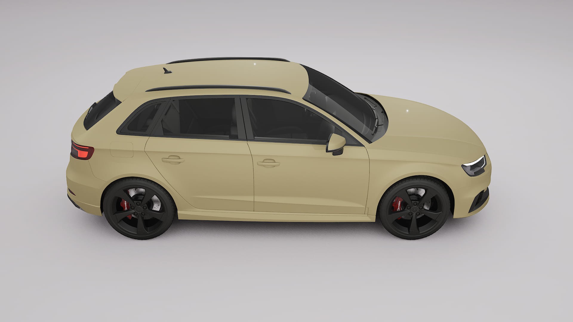 Audi RS3 Sportback 8V facelift LCI TPU Lackschutzfolie | SAND Farbwechsel PPF – Komplett-Vorgeschnittener Kit