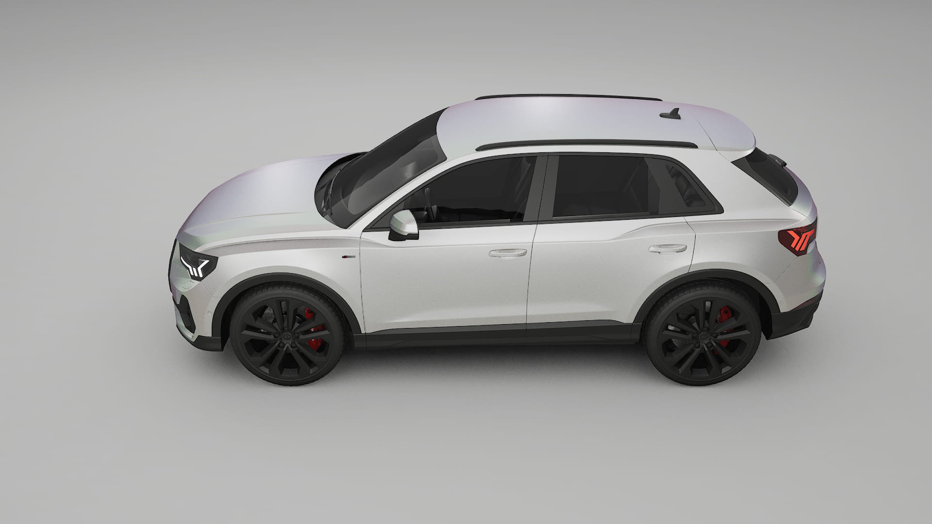 Audi Q3 S Line F3 TPU Lackschutzfolie | NEBULA Farbwechsel PPF – Komplett-Vorgeschnittener Kit
