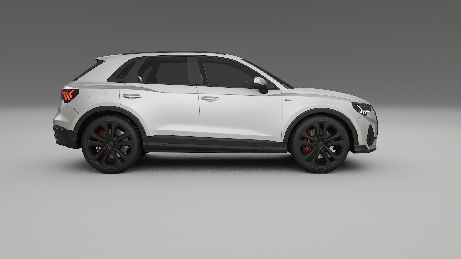 Audi Q3 S Line F3 TPU Lackschutzfolie | NEBULA Farbwechsel PPF – Komplett-Vorgeschnittener Kit