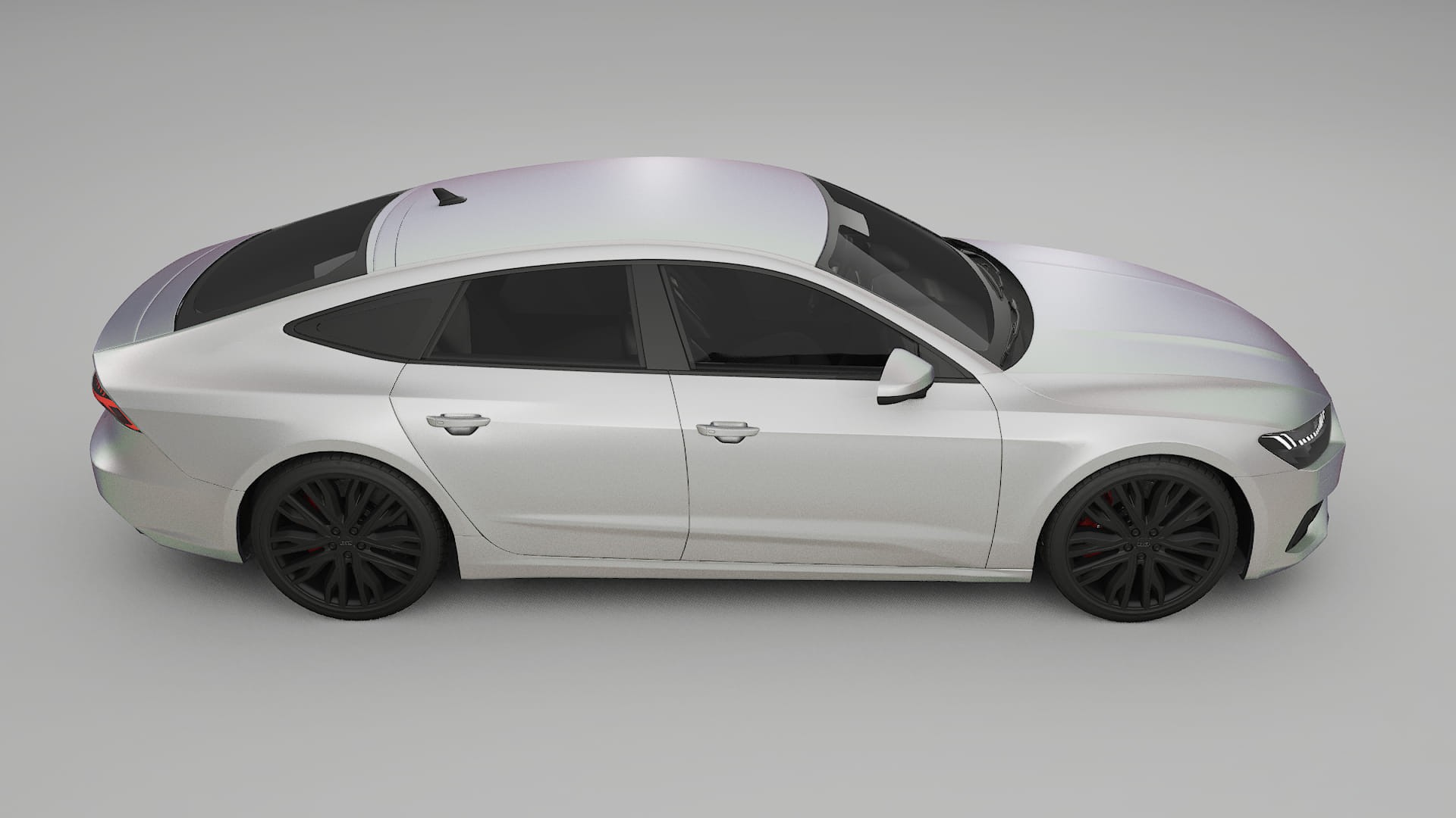 Audi A7 C8 Sportback prefacelift pre LCI TPU Lackschutzfolie | NEBULA Farbwechsel PPF – Komplett-Vorgeschnittener Kit