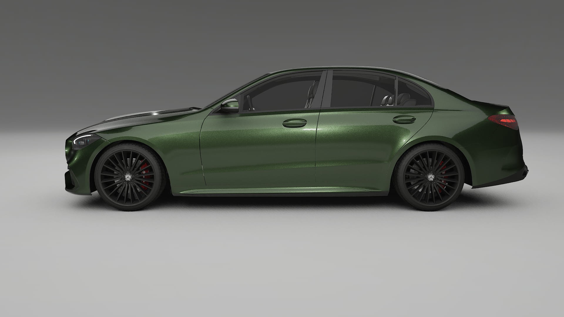 Mercedes C Class W206 TPU Lackschutzfolie | LAGOON Farbwechsel PPF – Komplett-Vorgeschnittener Kit