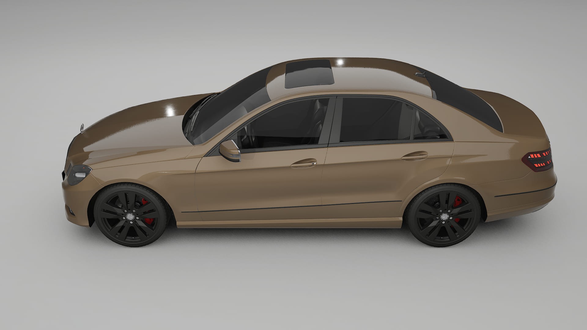Mercedes E Class Sedan W212 Prefacelift pre LCI TPU Lackschutzfolie | SAHARA Farbwechsel PPF – Komplett-Vorgeschnittener Kit