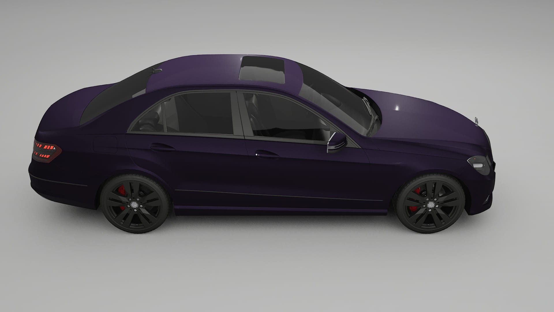 Mercedes E Class Sedan W212 Prefacelift pre LCI TPU Lackschutzfolie | VIOLET Farbwechsel PPF – Komplett-Vorgeschnittener Kit