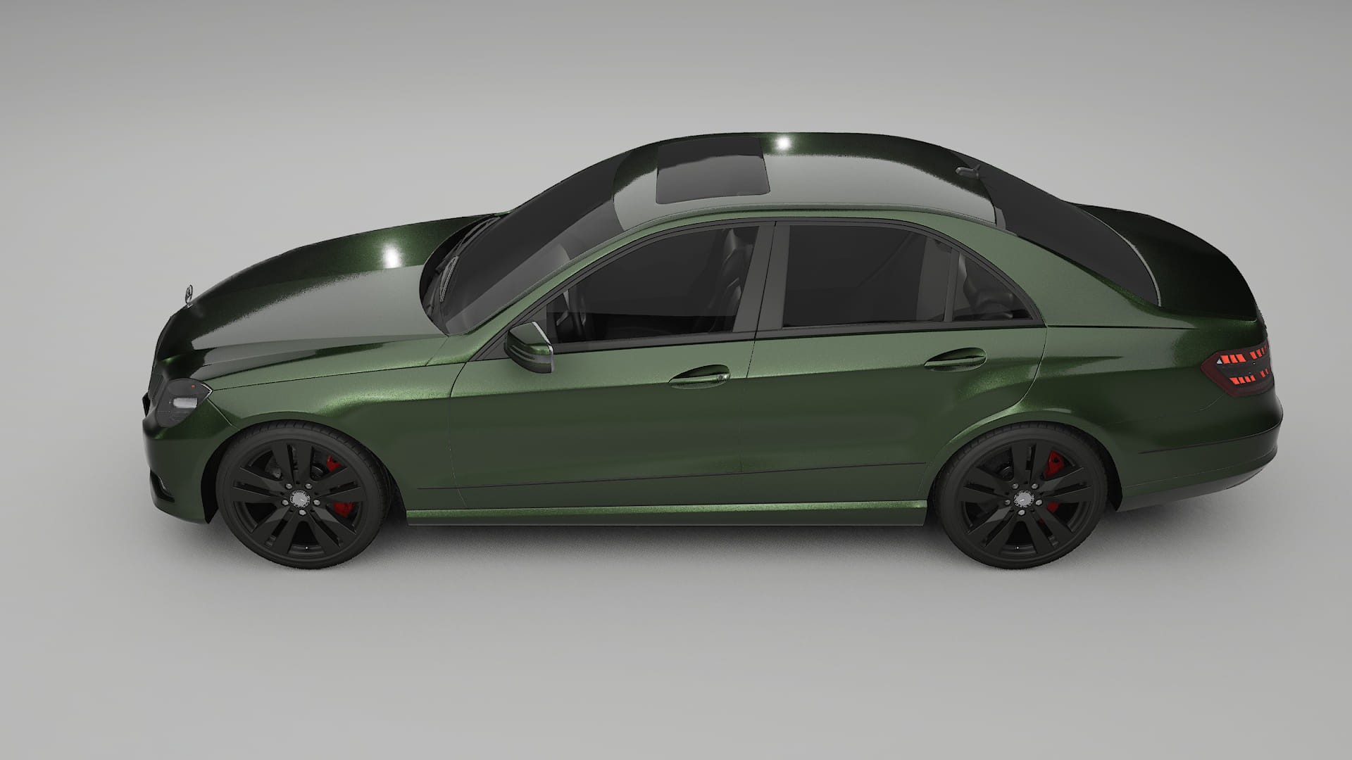 Mercedes E Class Sedan W212 Prefacelift pre LCI TPU Lackschutzfolie | LAGOON Farbwechsel PPF – Komplett-Vorgeschnittener Kit