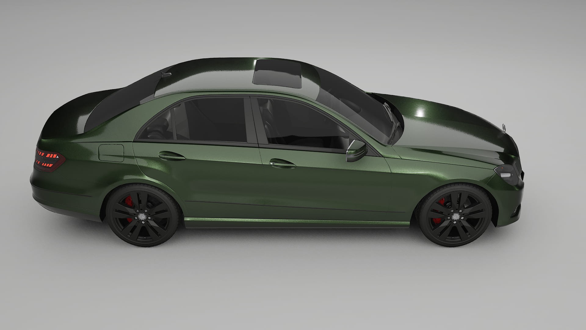 Mercedes E Class Sedan W212 Prefacelift pre LCI TPU Lackschutzfolie | LAGOON Farbwechsel PPF – Komplett-Vorgeschnittener Kit
