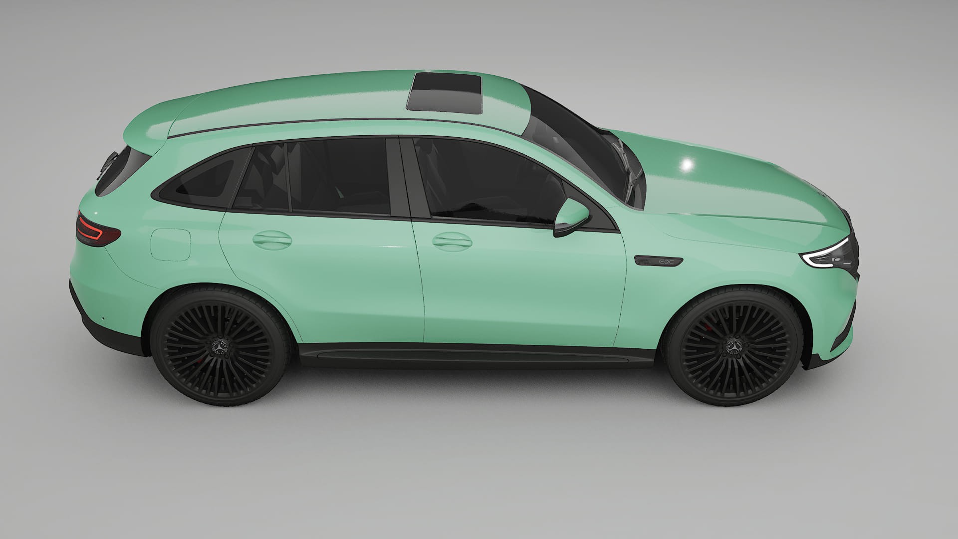 Mercedes EQC AMG TPU Lackschutzfolie | DUSTY Farbwechsel PPF – Komplett-Vorgeschnittener Kit