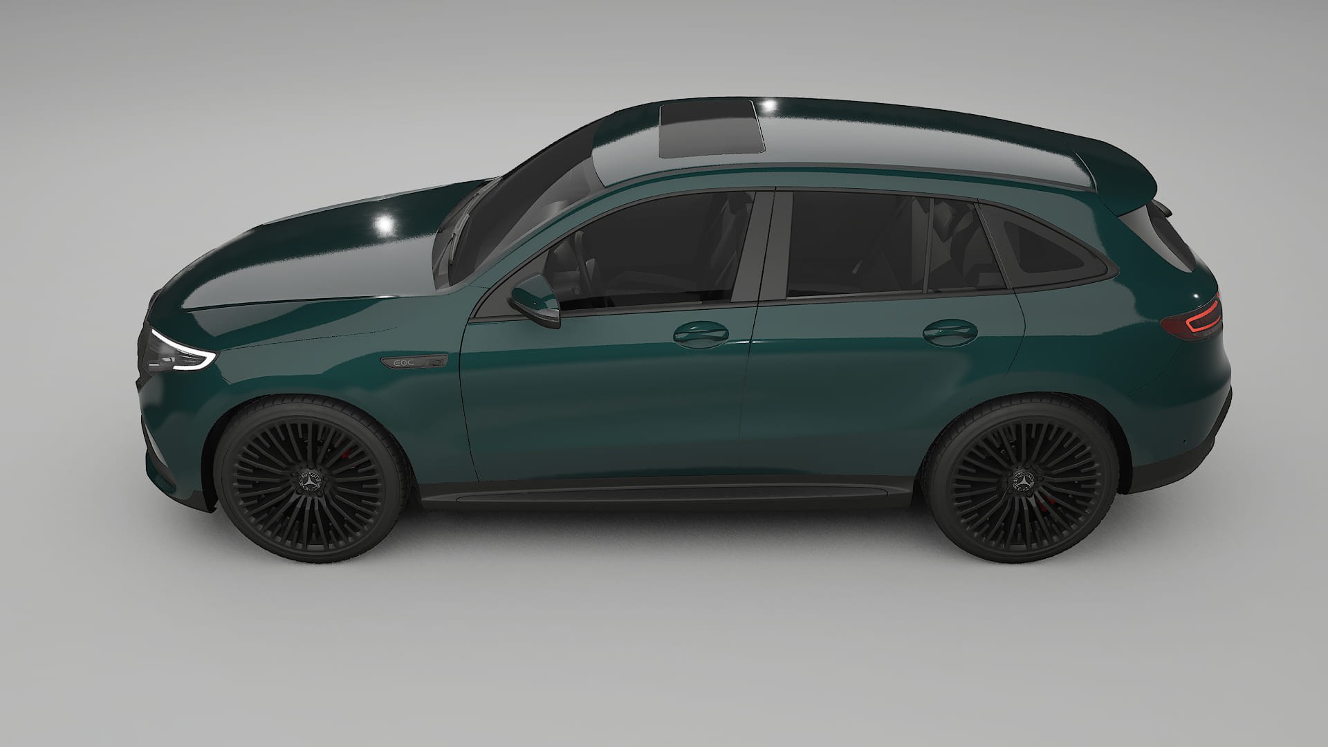 Mercedes EQC AMG TPU Lackschutzfolie | INFERNO Farbwechsel PPF – Komplett-Vorgeschnittener Kit