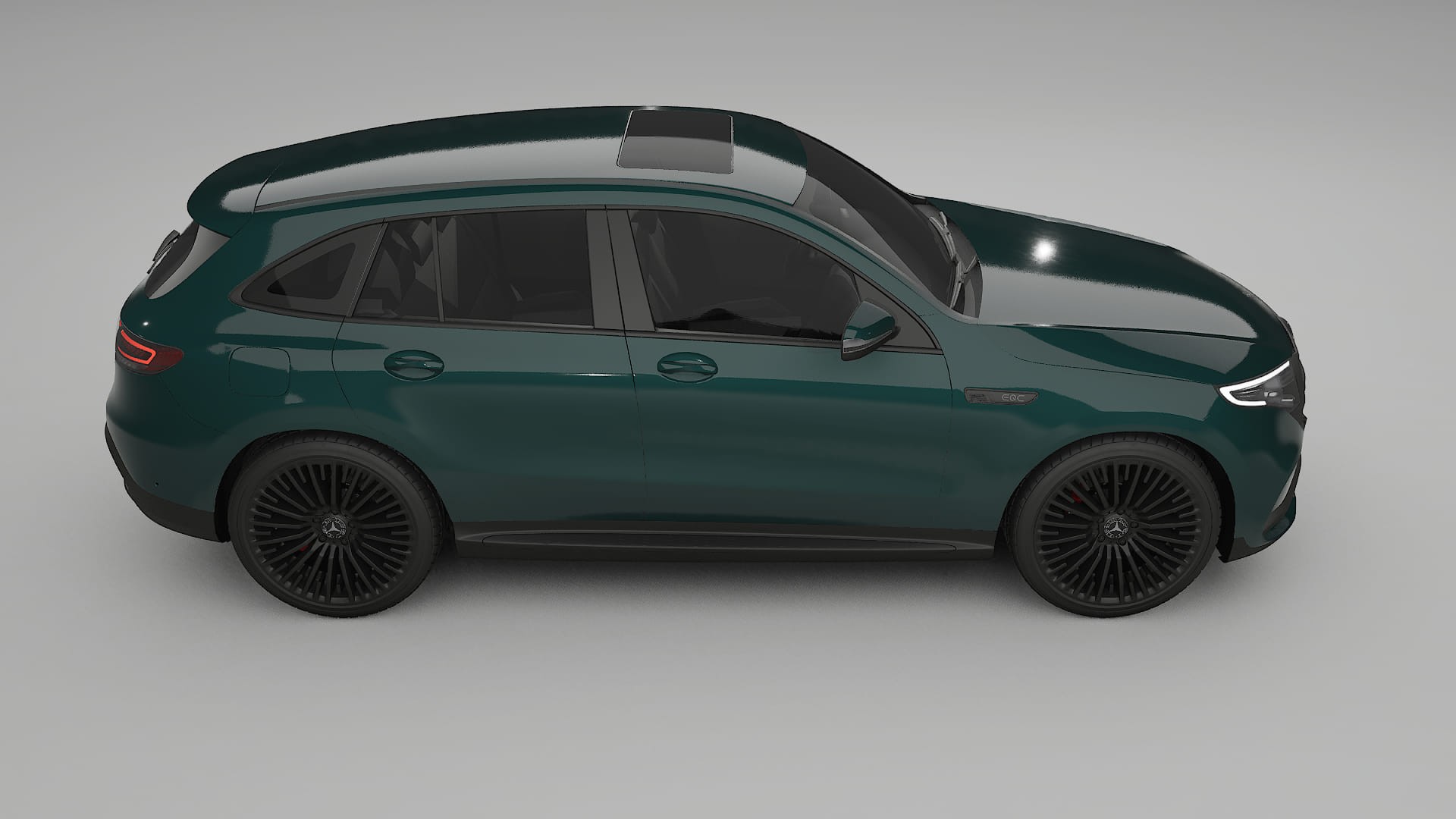 Mercedes EQC AMG TPU Lackschutzfolie | INFERNO Farbwechsel PPF – Komplett-Vorgeschnittener Kit