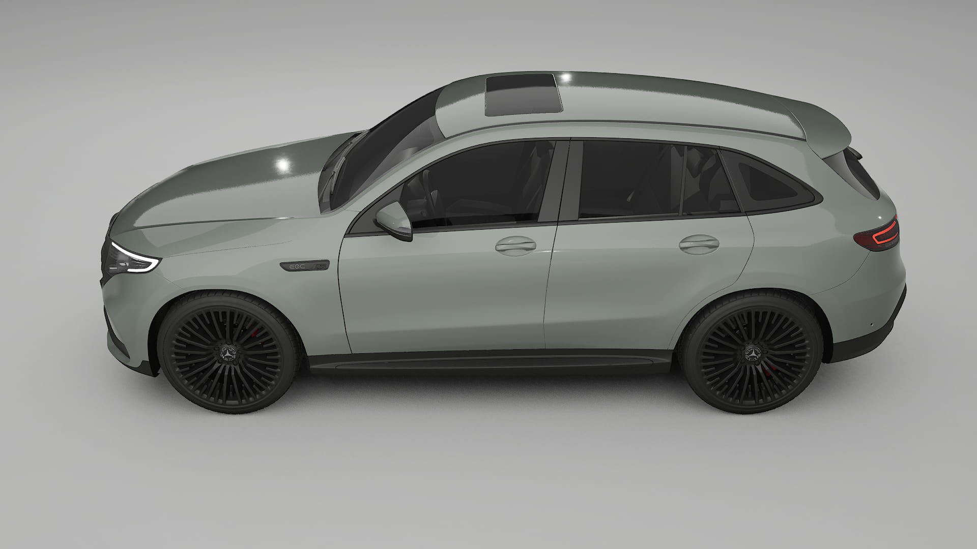 Mercedes EQC AMG TPU Lackschutzfolie | SLATE Farbwechsel PPF – Komplett-Vorgeschnittener Kit