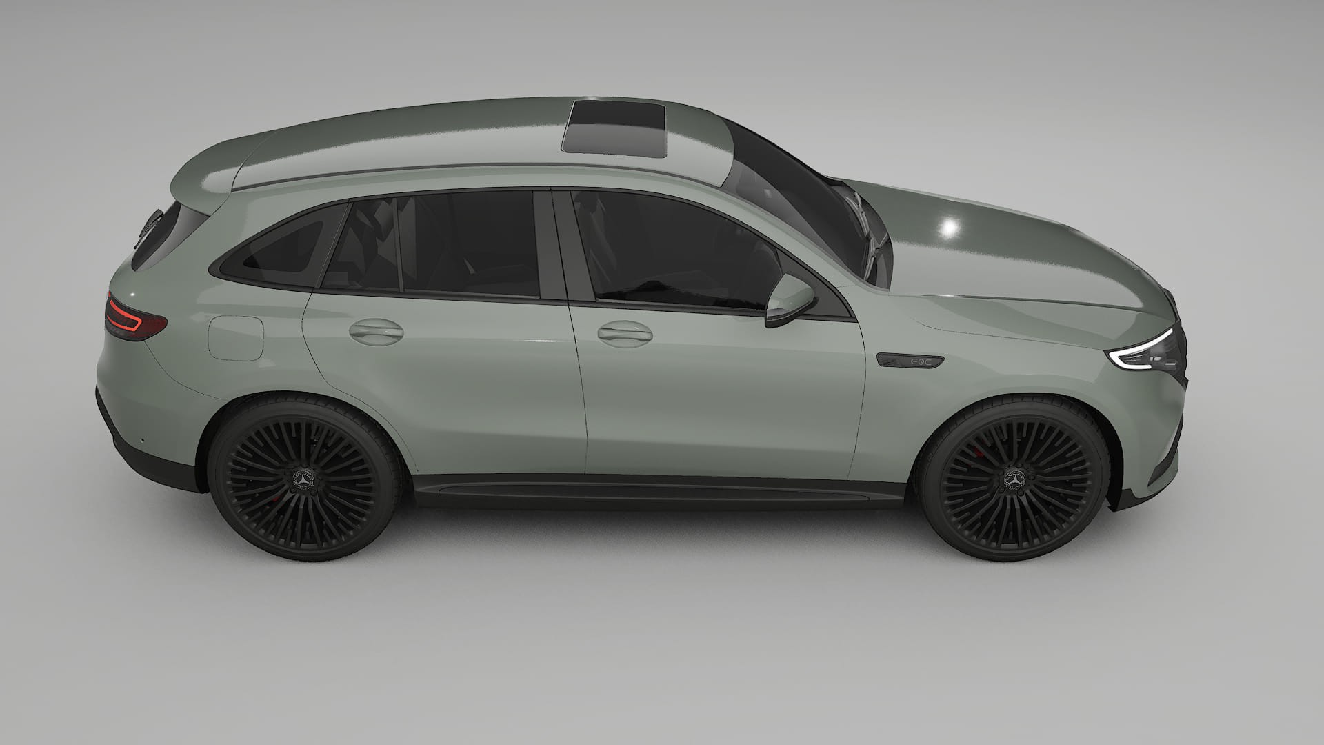 Mercedes EQC AMG TPU Lackschutzfolie | SLATE Farbwechsel PPF – Komplett-Vorgeschnittener Kit