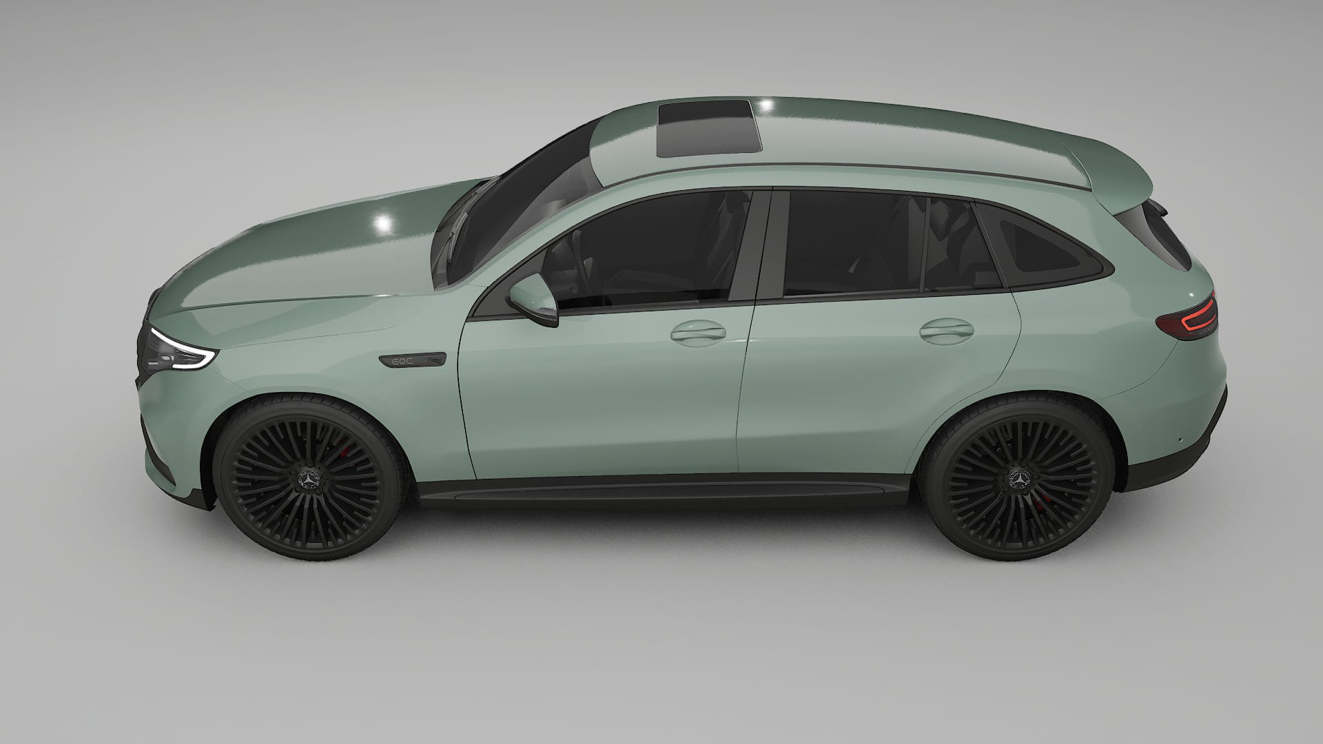 Mercedes EQC AMG TPU Lackschutzfolie | CINDER Farbwechsel PPF – Komplett-Vorgeschnittener Kit