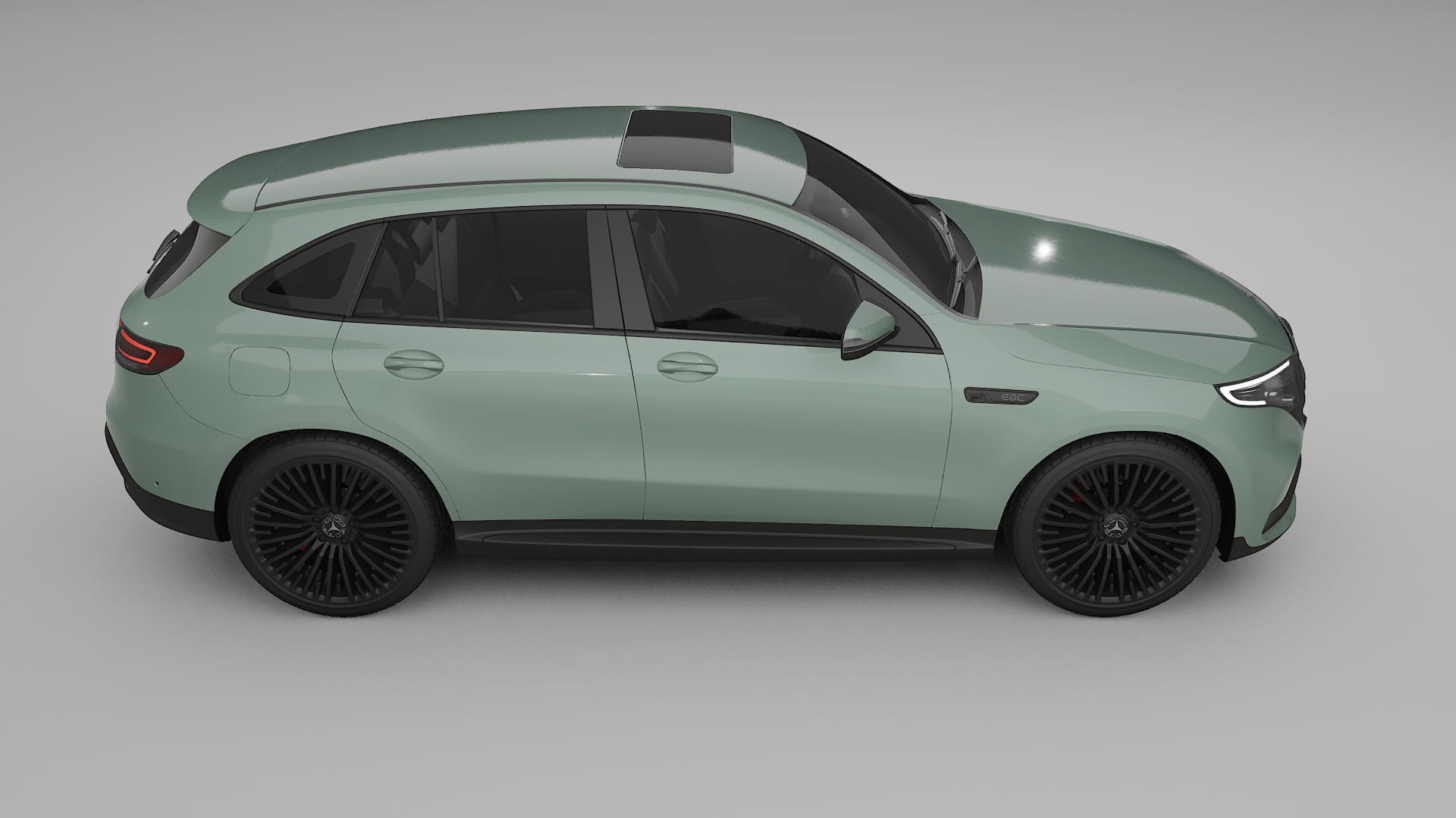 Mercedes EQC AMG TPU Lackschutzfolie | CINDER Farbwechsel PPF – Komplett-Vorgeschnittener Kit