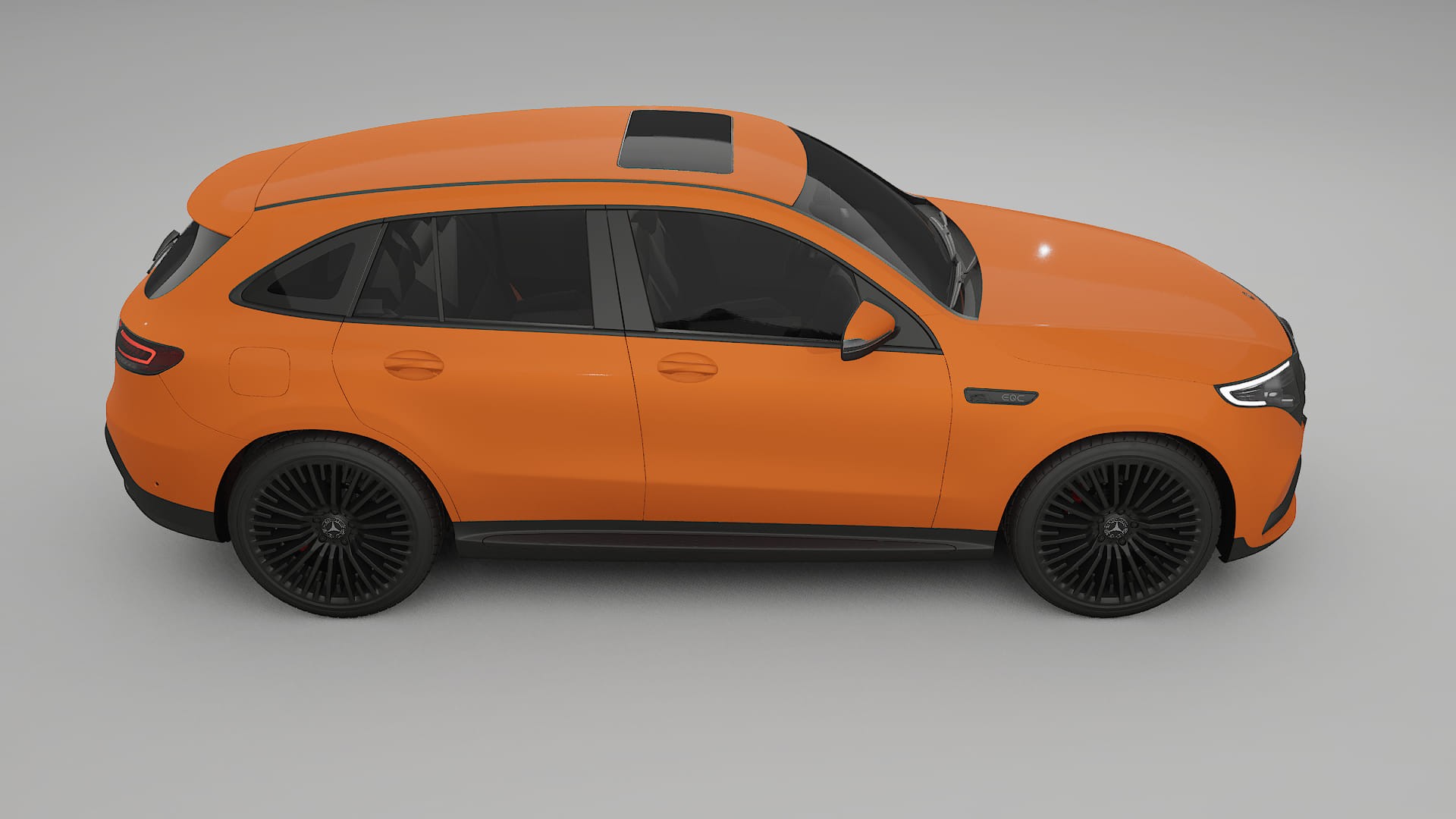Mercedes EQC AMG TPU Lackschutzfolie | ROCKET Farbwechsel PPF – Komplett-Vorgeschnittener Kit
