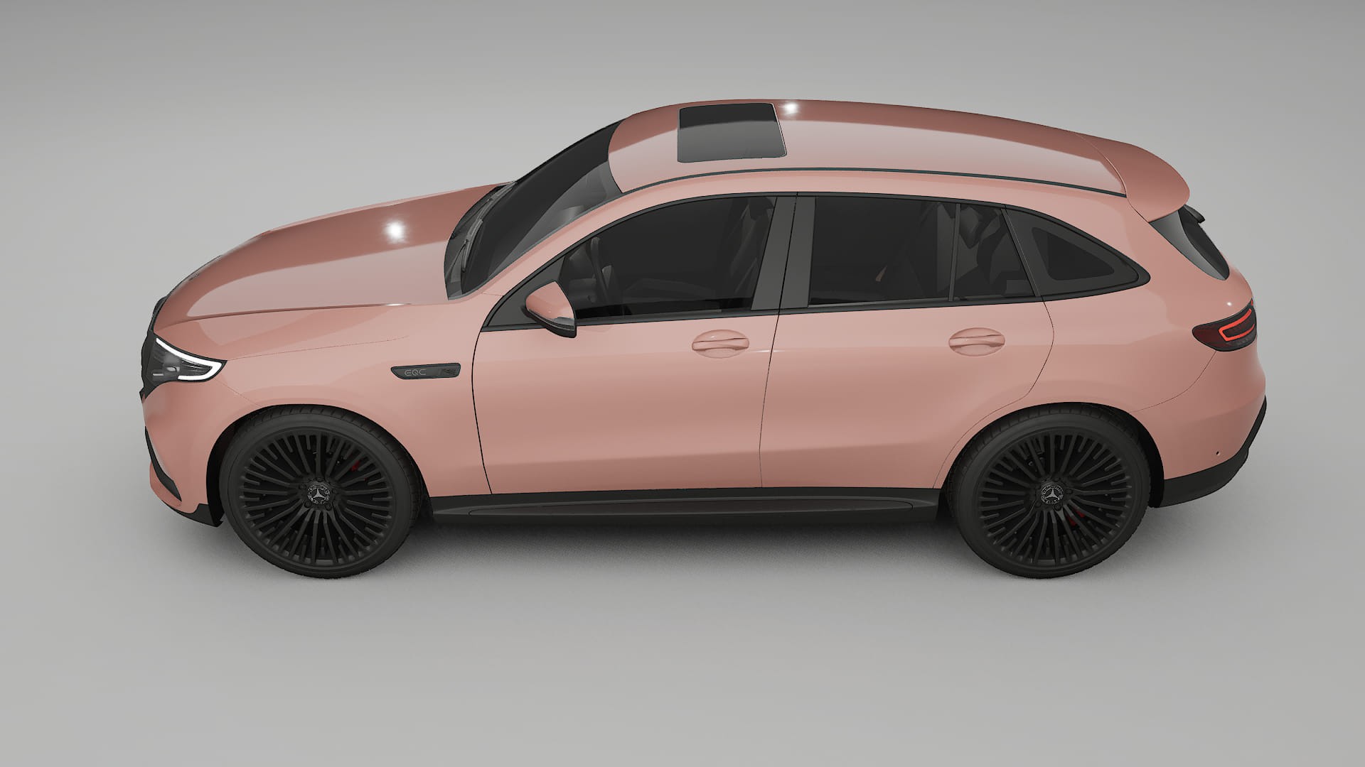 Mercedes EQC AMG TPU Lackschutzfolie | BLUSH Farbwechsel PPF – Komplett-Vorgeschnittener Kit