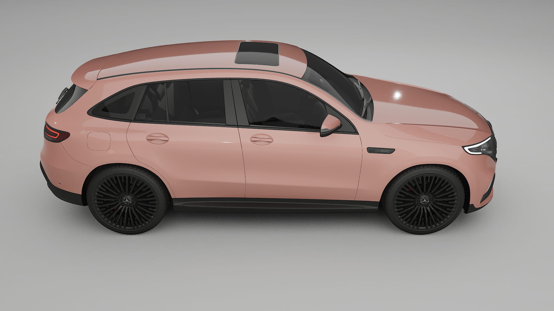 Mercedes EQC AMG TPU Lackschutzfolie | BLUSH Farbwechsel PPF – Komplett-Vorgeschnittener Kit