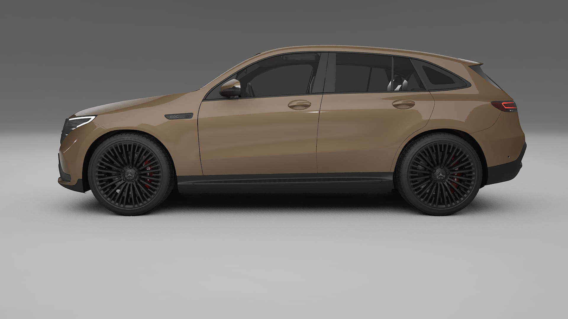 Mercedes EQC AMG TPU Lackschutzfolie | SAHARA Farbwechsel PPF – Komplett-Vorgeschnittener Kit