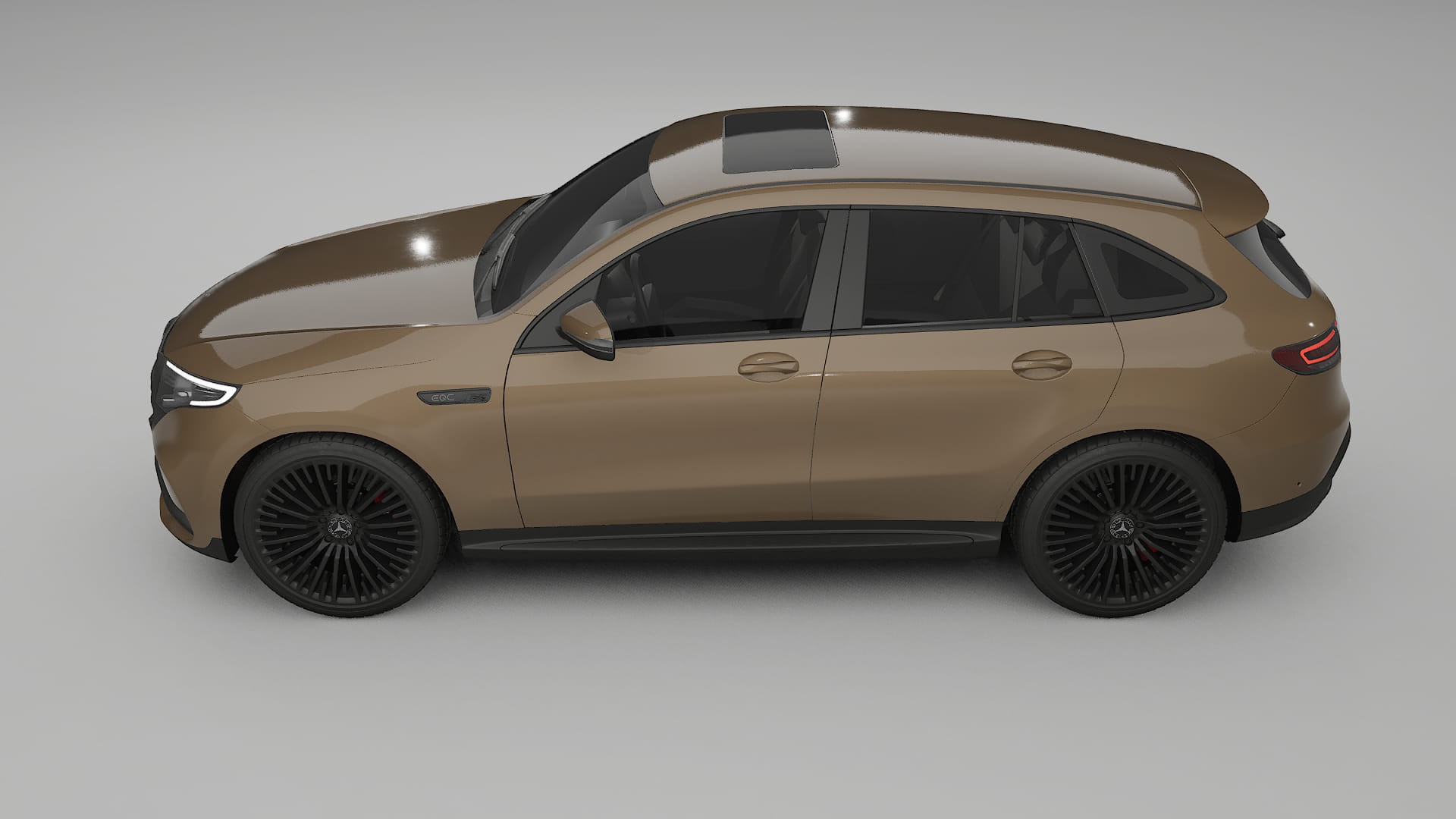 Mercedes EQC AMG TPU Lackschutzfolie | SAHARA Farbwechsel PPF – Komplett-Vorgeschnittener Kit
