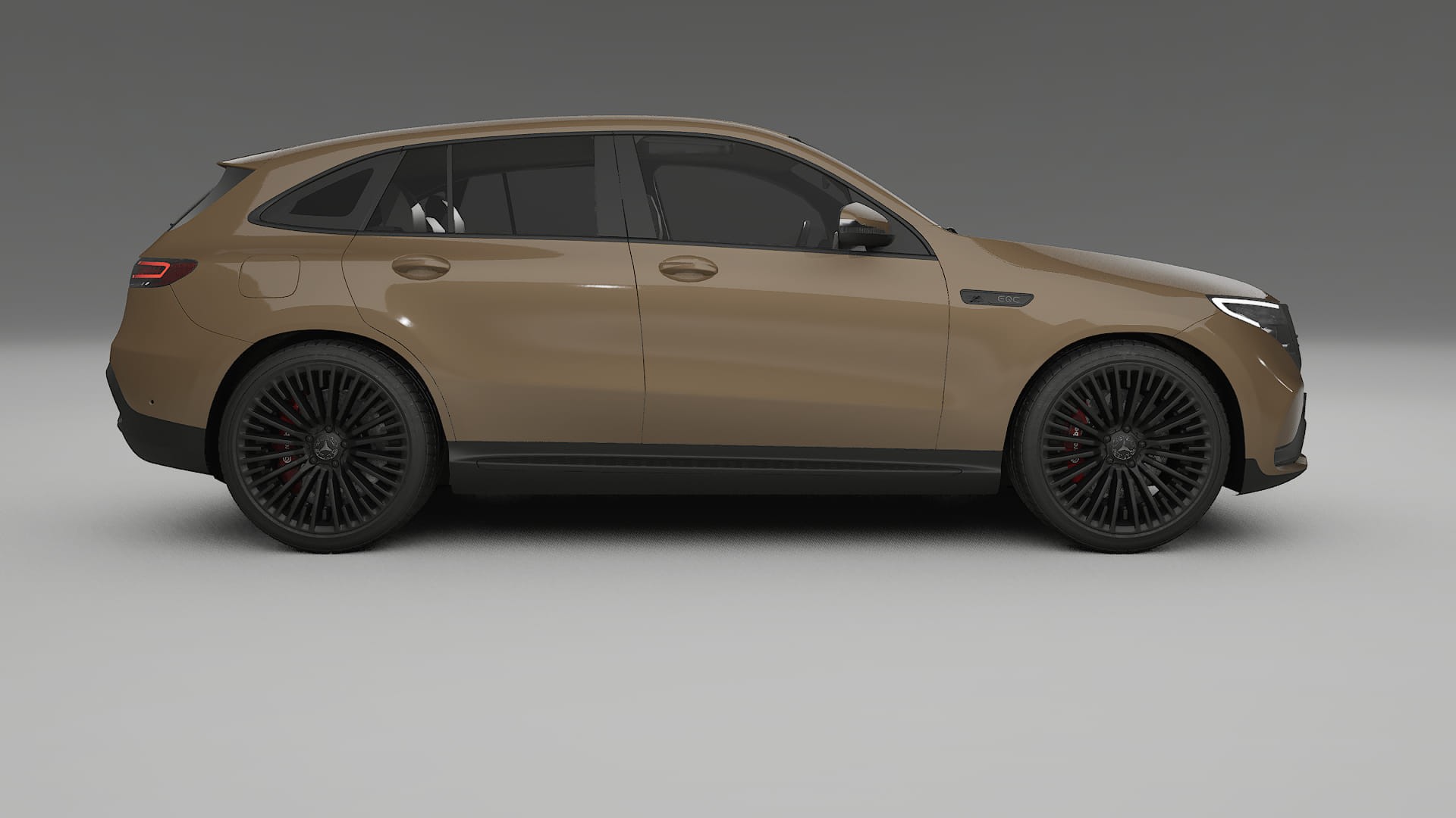 Mercedes EQC AMG TPU Lackschutzfolie | SAHARA Farbwechsel PPF – Komplett-Vorgeschnittener Kit