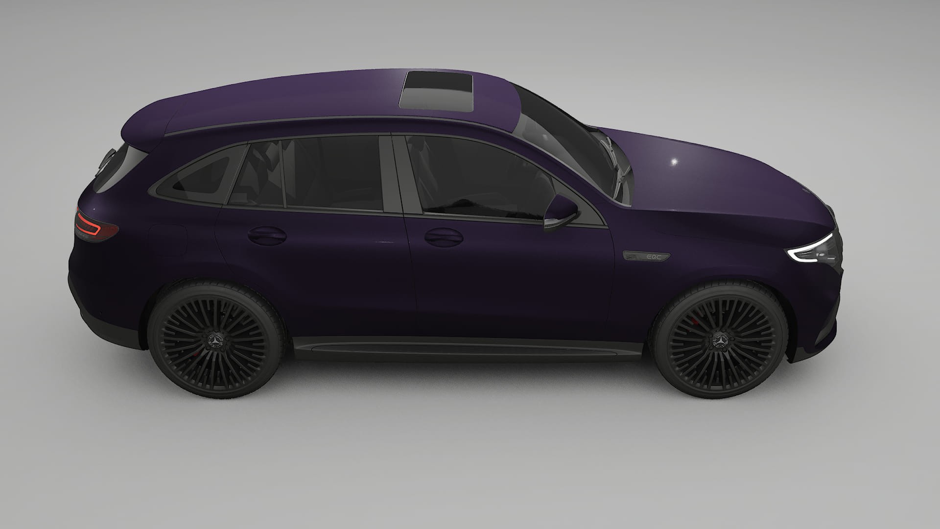 Mercedes EQC AMG TPU Lackschutzfolie | VIOLET Farbwechsel PPF – Komplett-Vorgeschnittener Kit