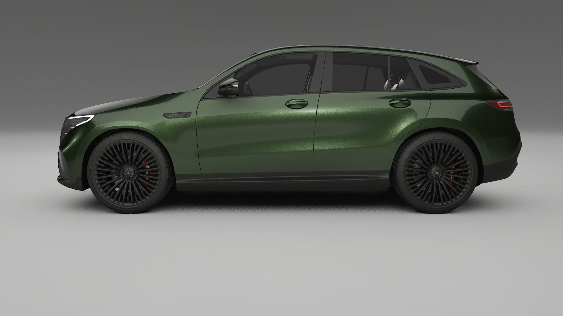 Mercedes EQC AMG TPU Lackschutzfolie | LAGOON Farbwechsel PPF – Komplett-Vorgeschnittener Kit